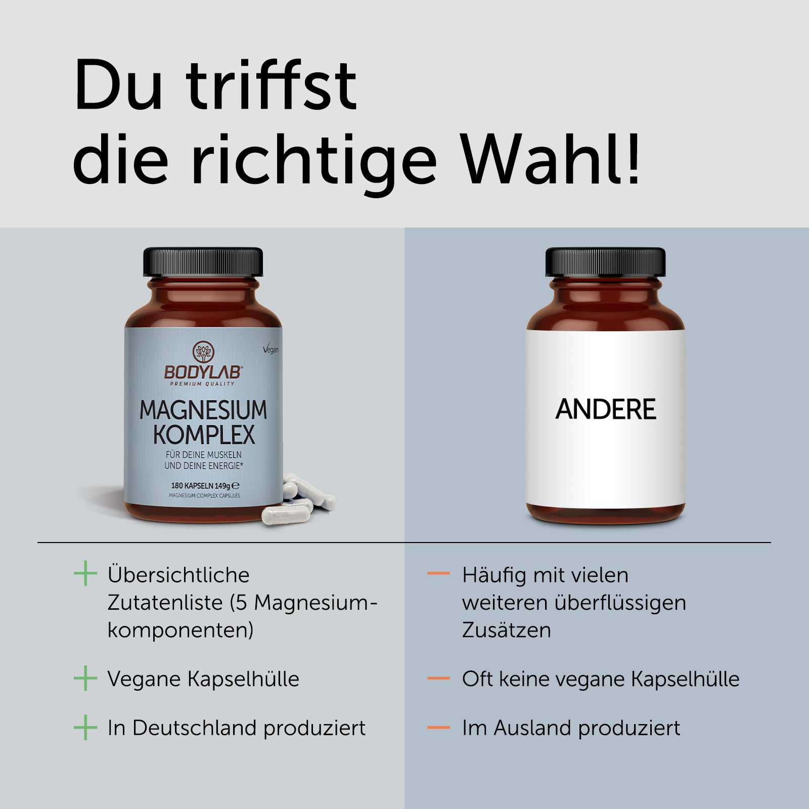 3 x Magnesium Komplex (3 x 180 Kapseln)