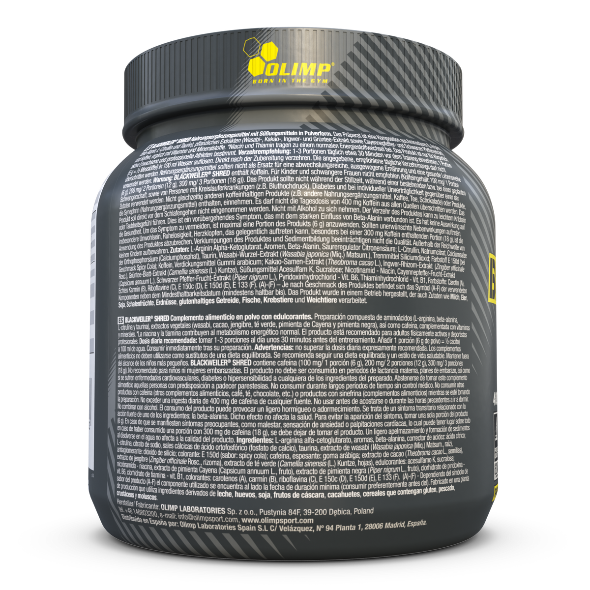 Blackweiler Shred Exotic Orange (480g)