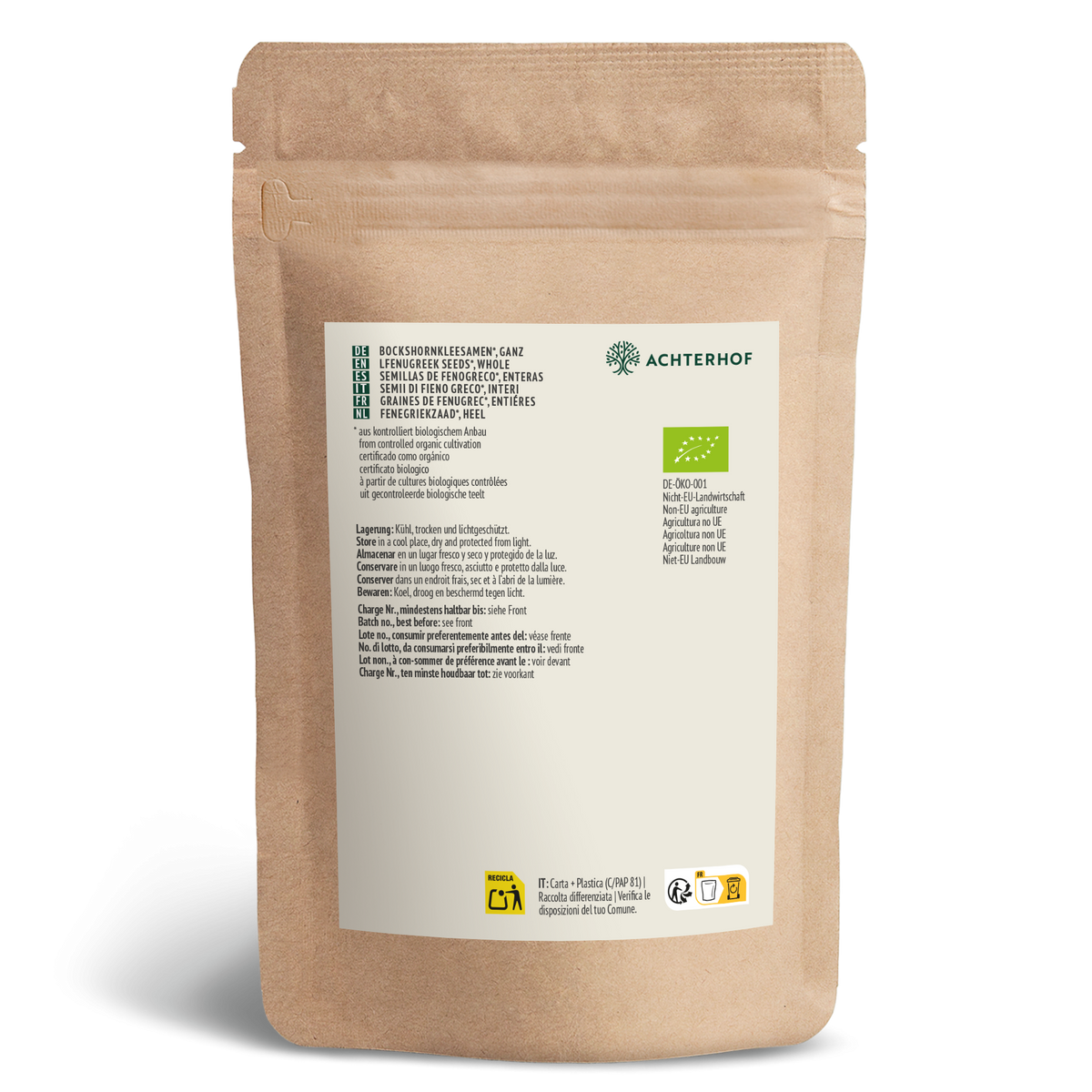 Bockshornkleesamen ganz Bio (500g)