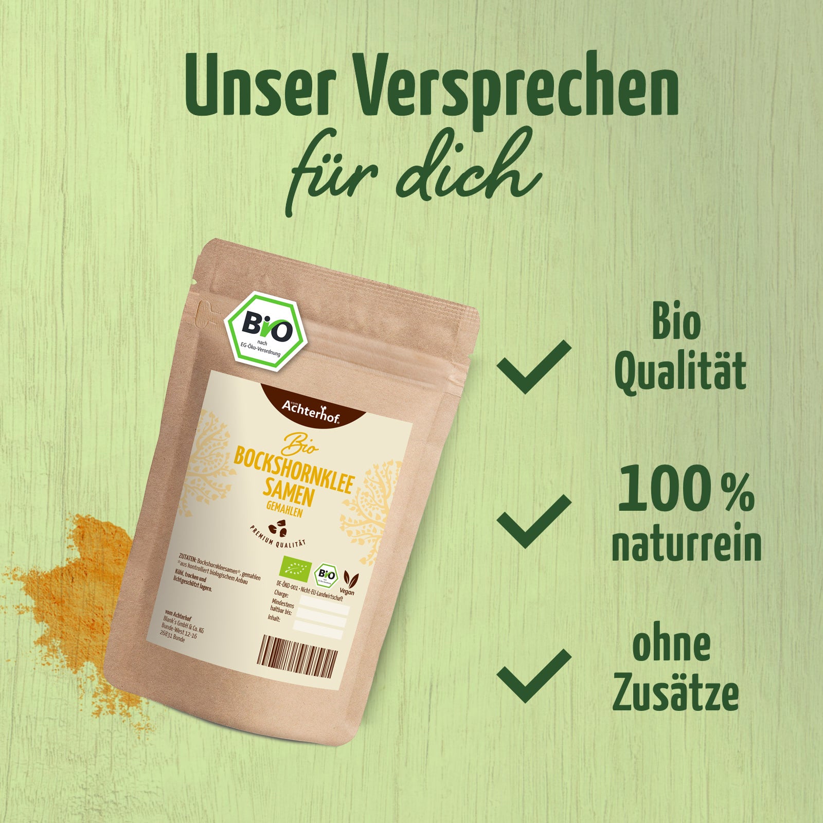 Bockshornkleesamen gemahlen Bio (250g)