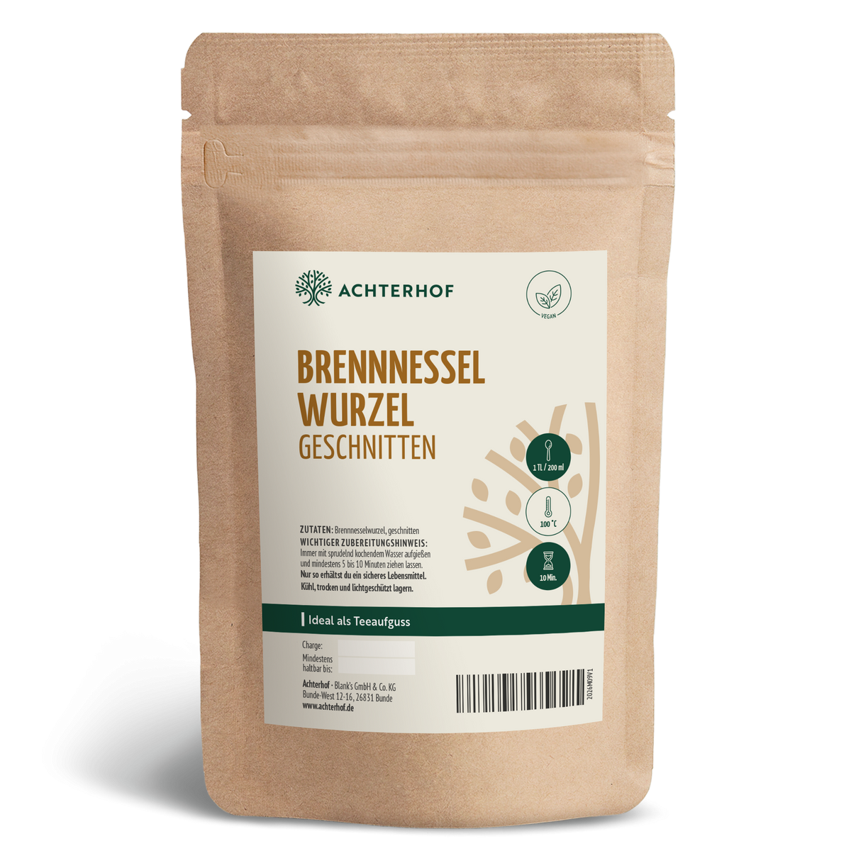 Brennnesselwurzel geschnitten (1000g)