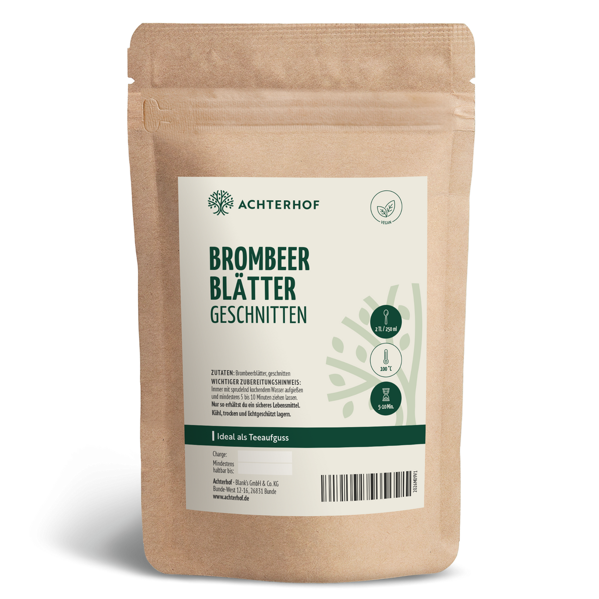 Brombeerblätter geschnitten (500g)