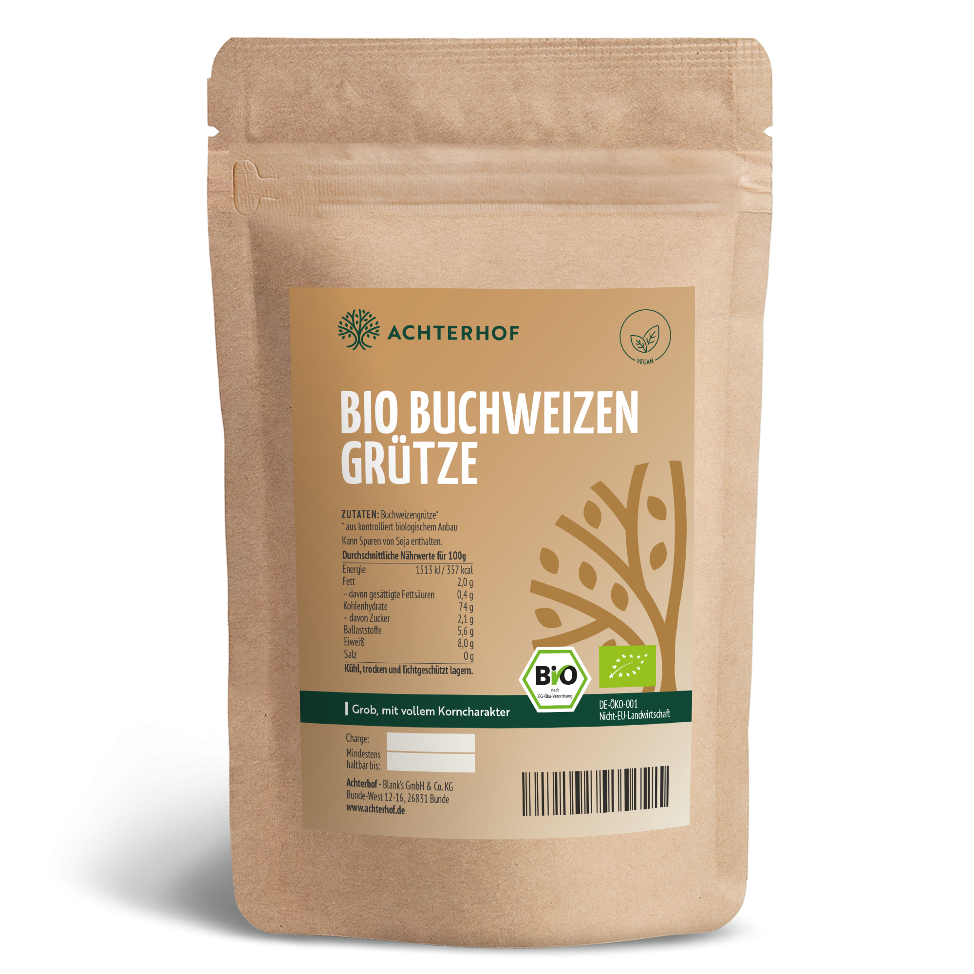 Bio Buchweizen Grits (250g)