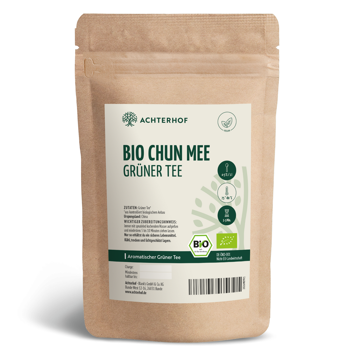 Grüner Tee Chun Mee Bio (100g)