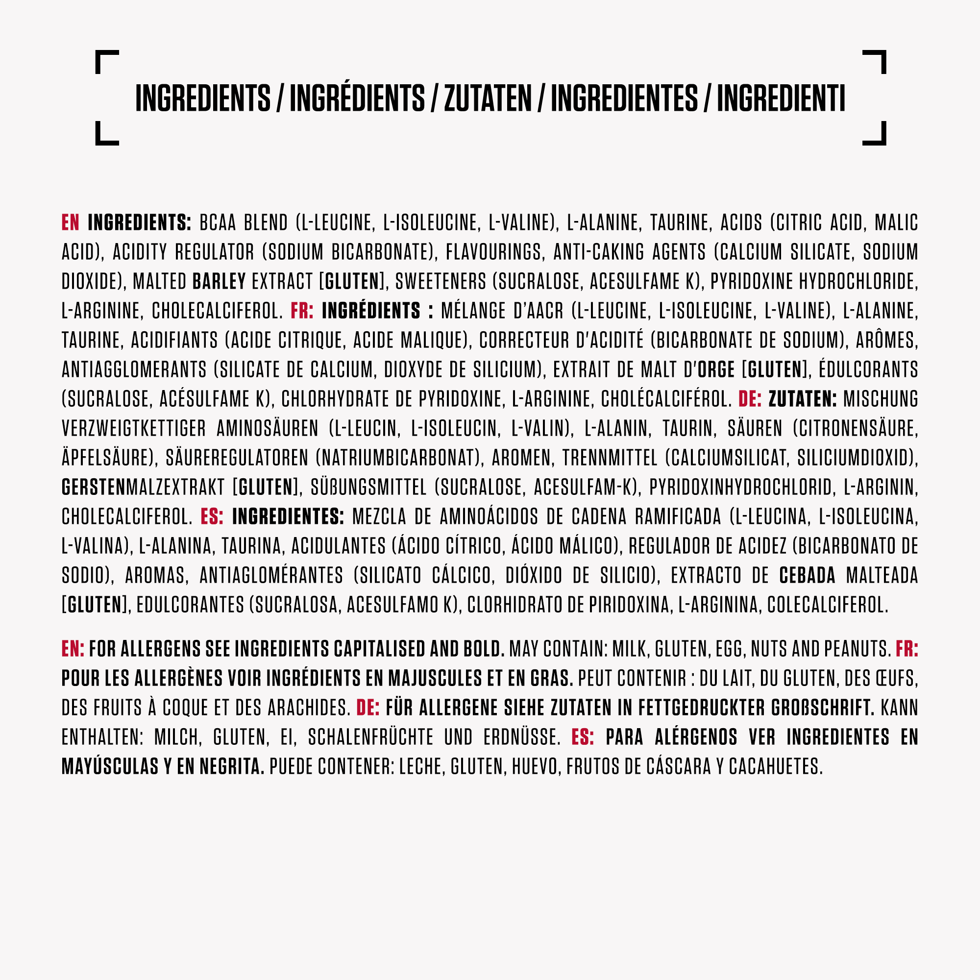 Amino X Aminosäuren BCAA (435g)