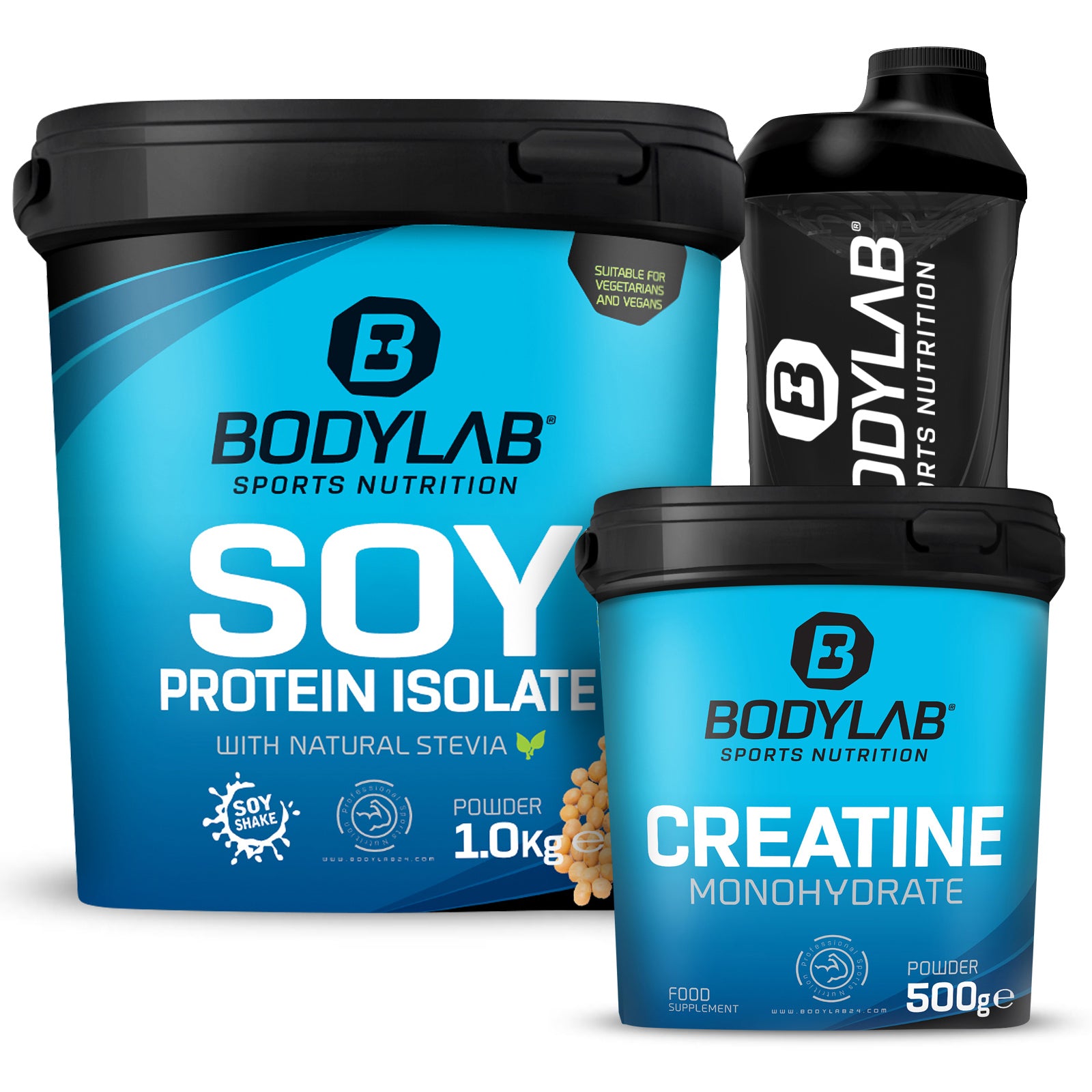 Bodylab24 Vegan Deal mit Soja Protein Isolat + Creatine Powder