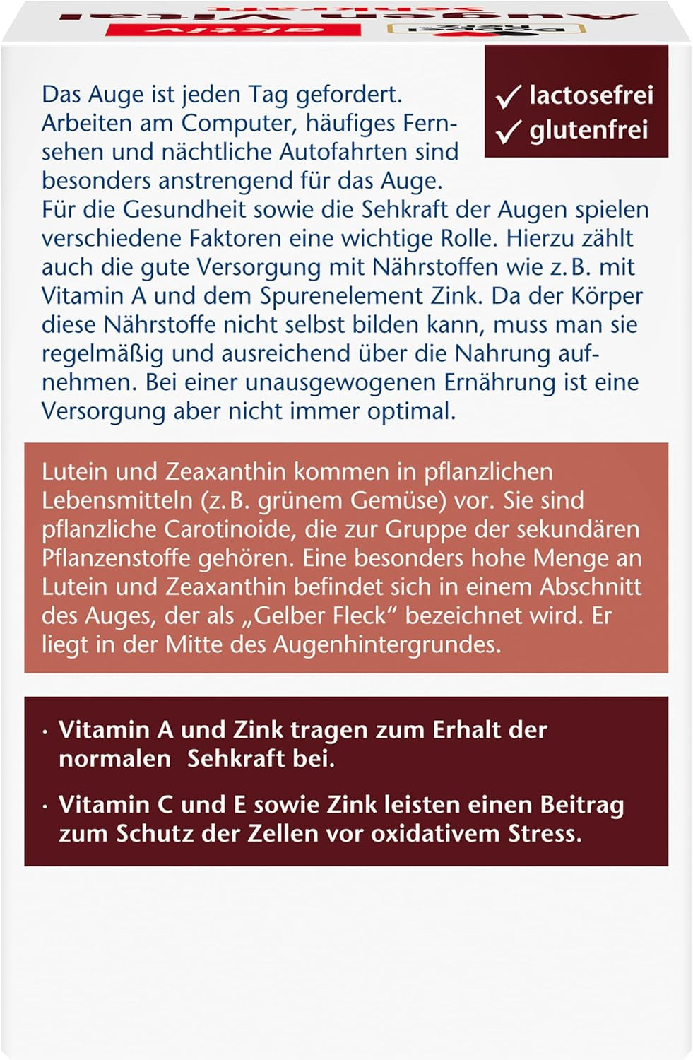 Augen Vital Kapseln (30 Kapseln)