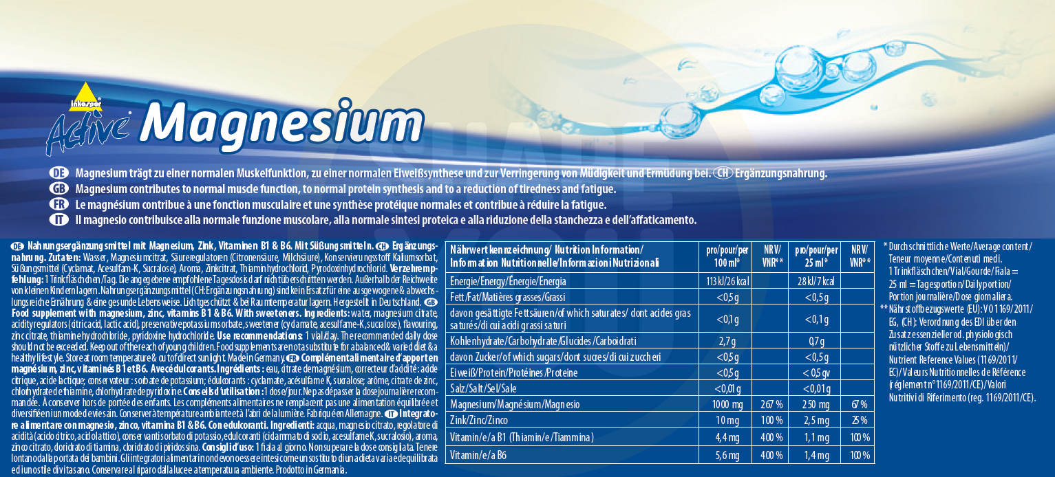 Active Magnesium (20x25ml)
