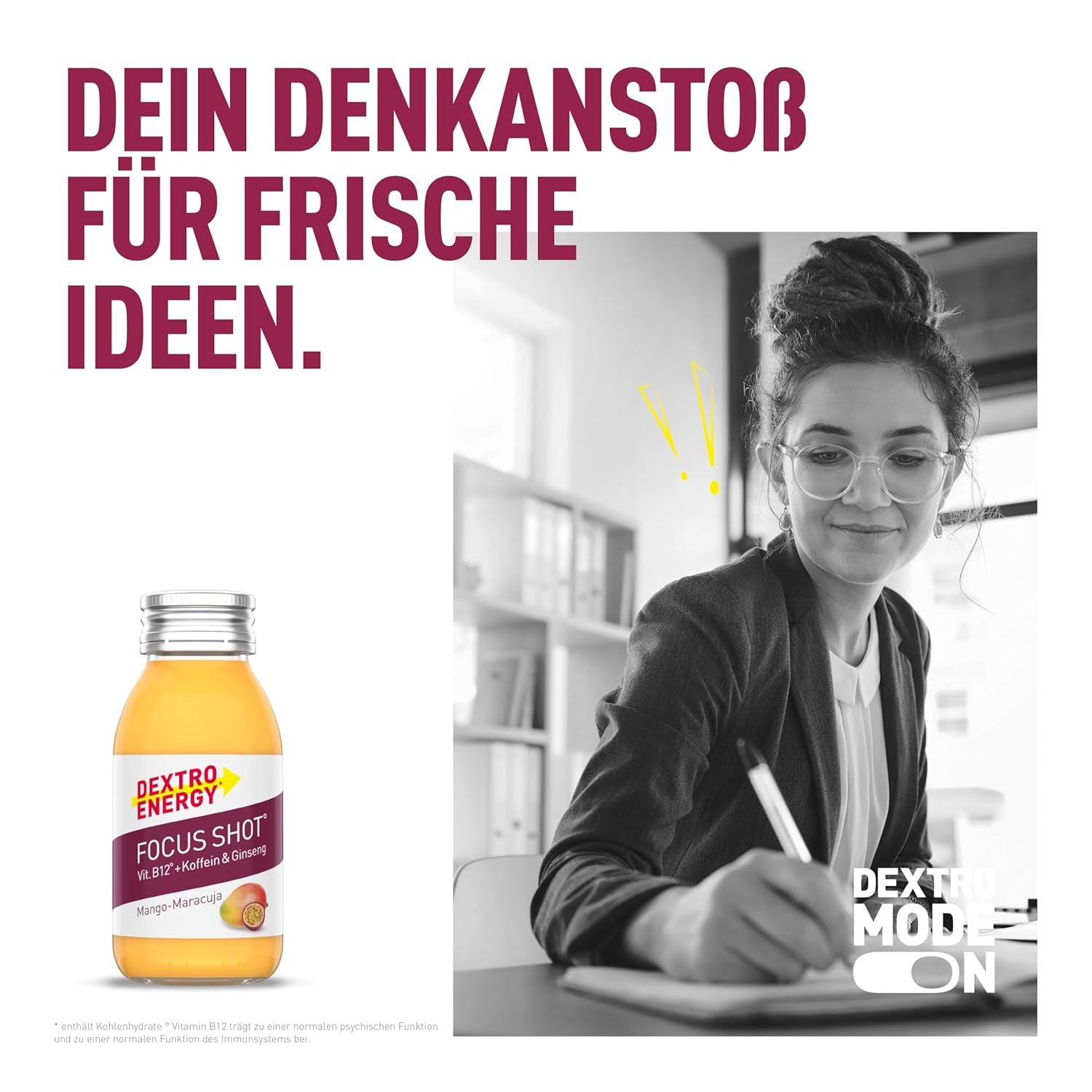 Dextro Energy Focus Shot Mango-Maracuja (12x60ml)