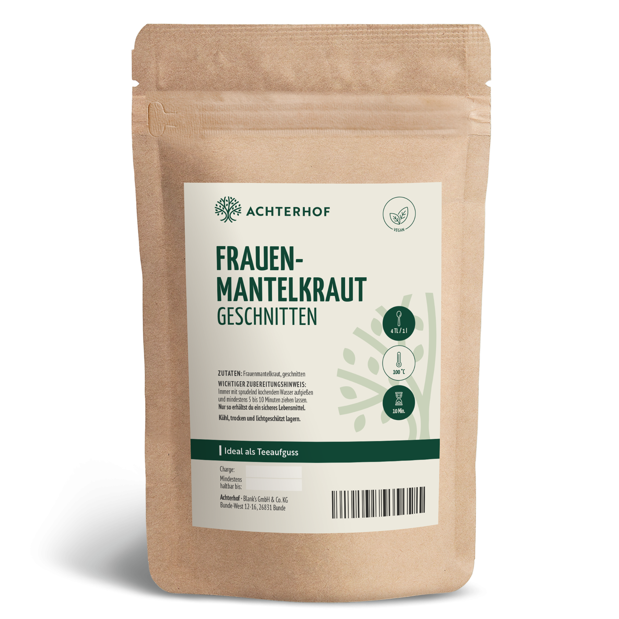 Frauenmantelkraut geschnitten (1000g)