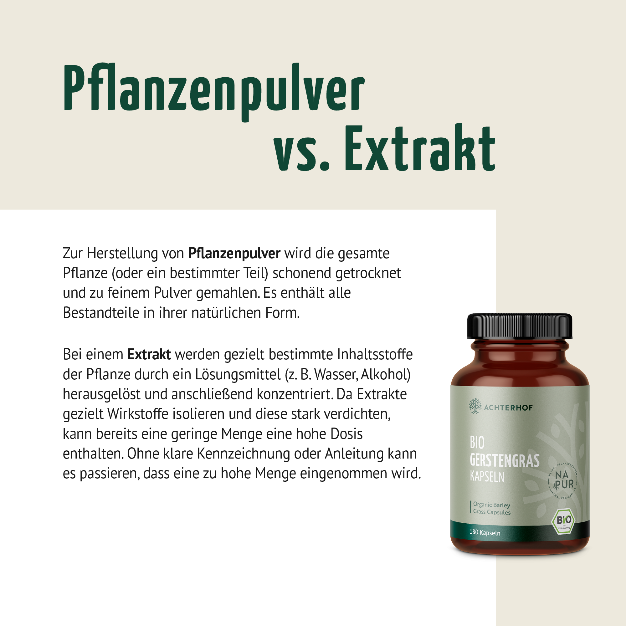 Bio Gerstengras Kapseln Nachfüllpack (400 Kapseln)
