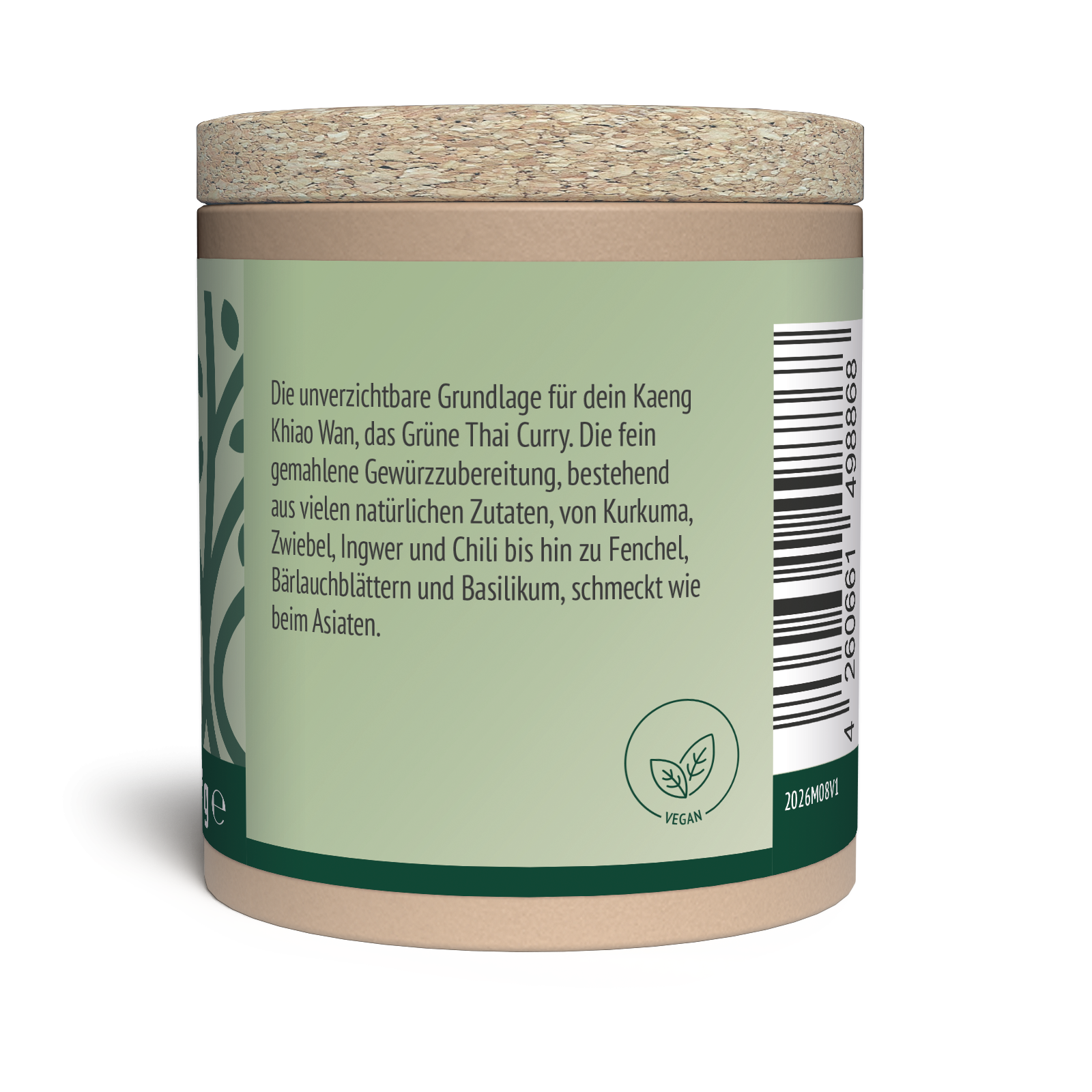 Grünes Curry Gewürzzubereitung (45g)