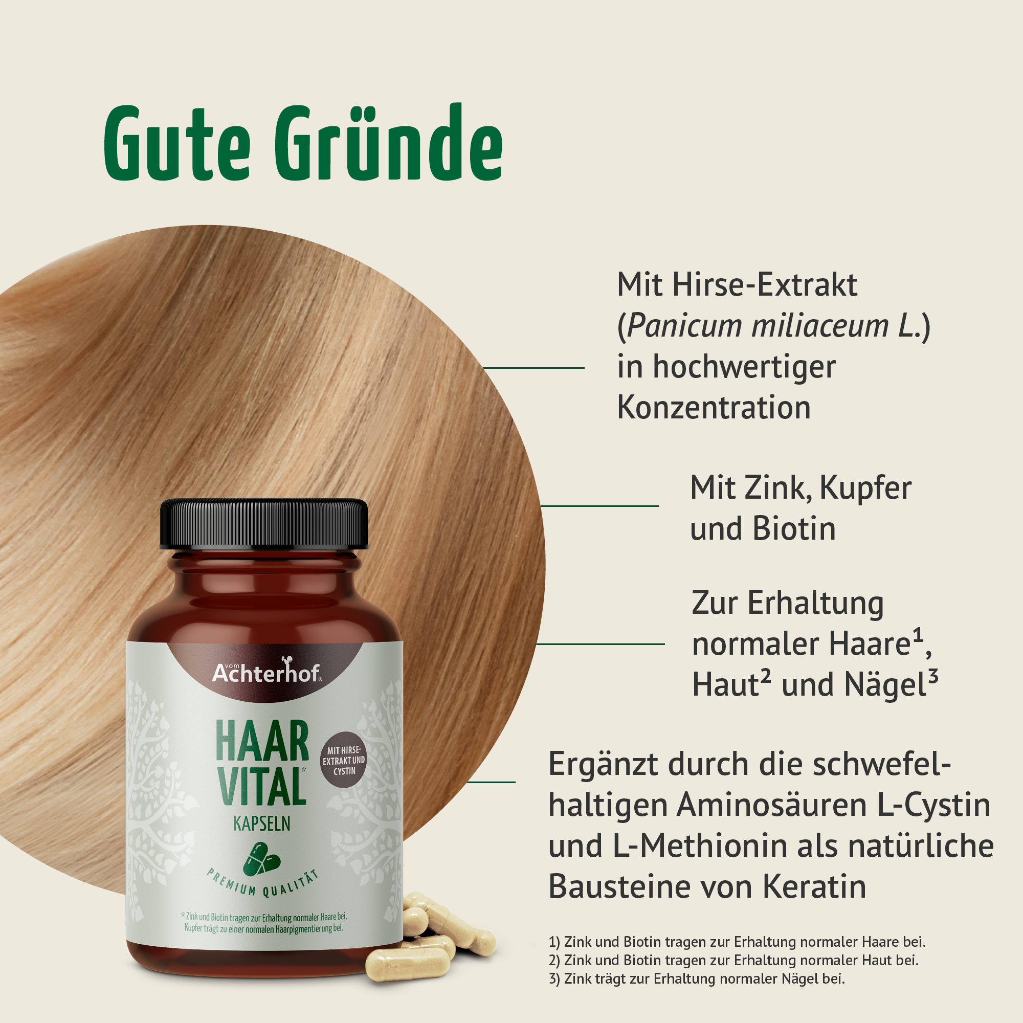 Haar Vital Kapseln (180 Kapseln)