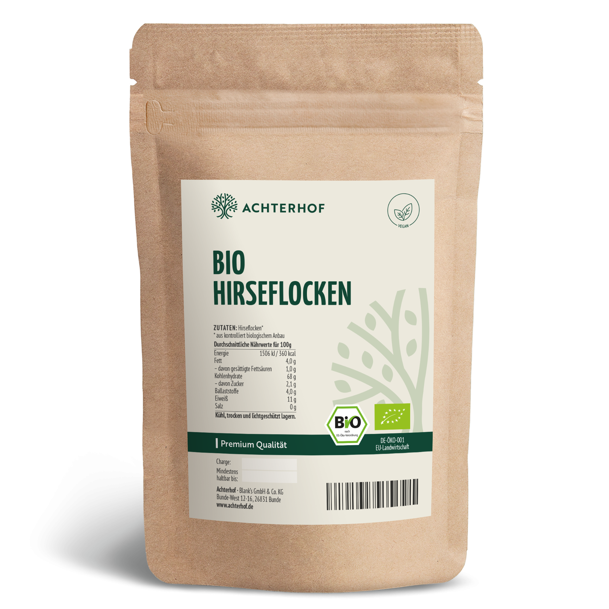 Bio Hirseflocken fein (500g)