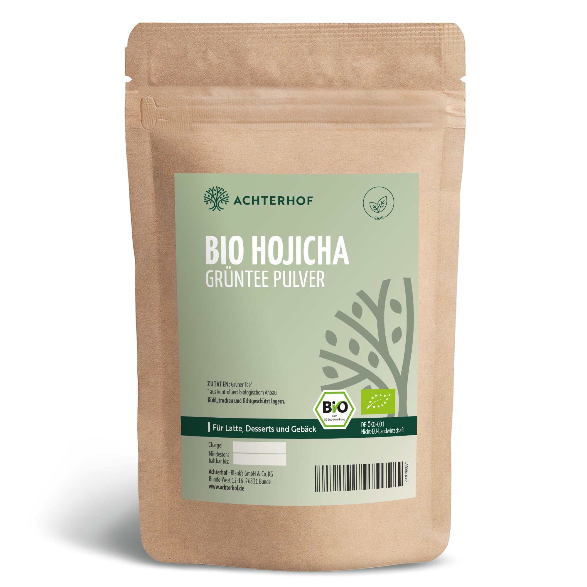 Bio Hojicha Pulver (250g)