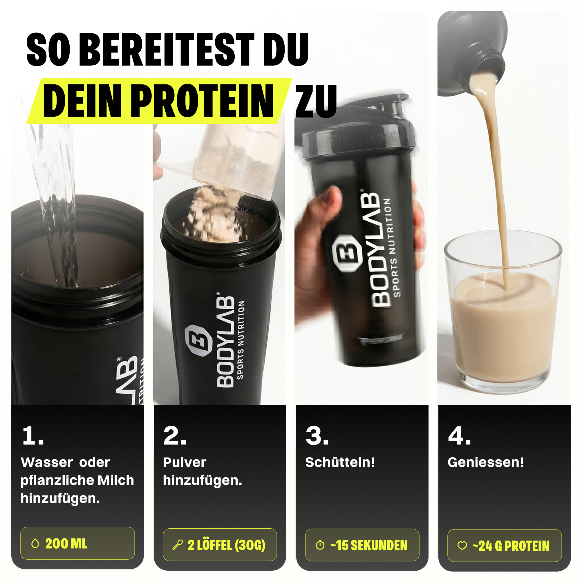 2 x Bodylab24 Vegan Protein (1000g)