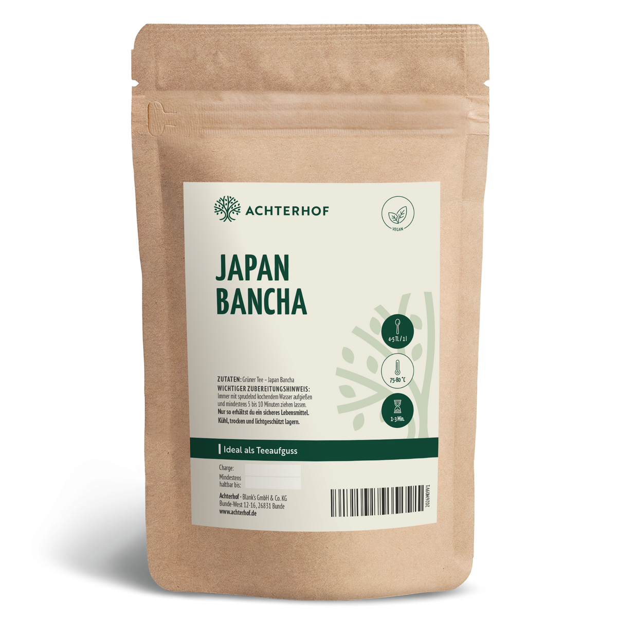 Grüner Tee Japan Bancha (250g)