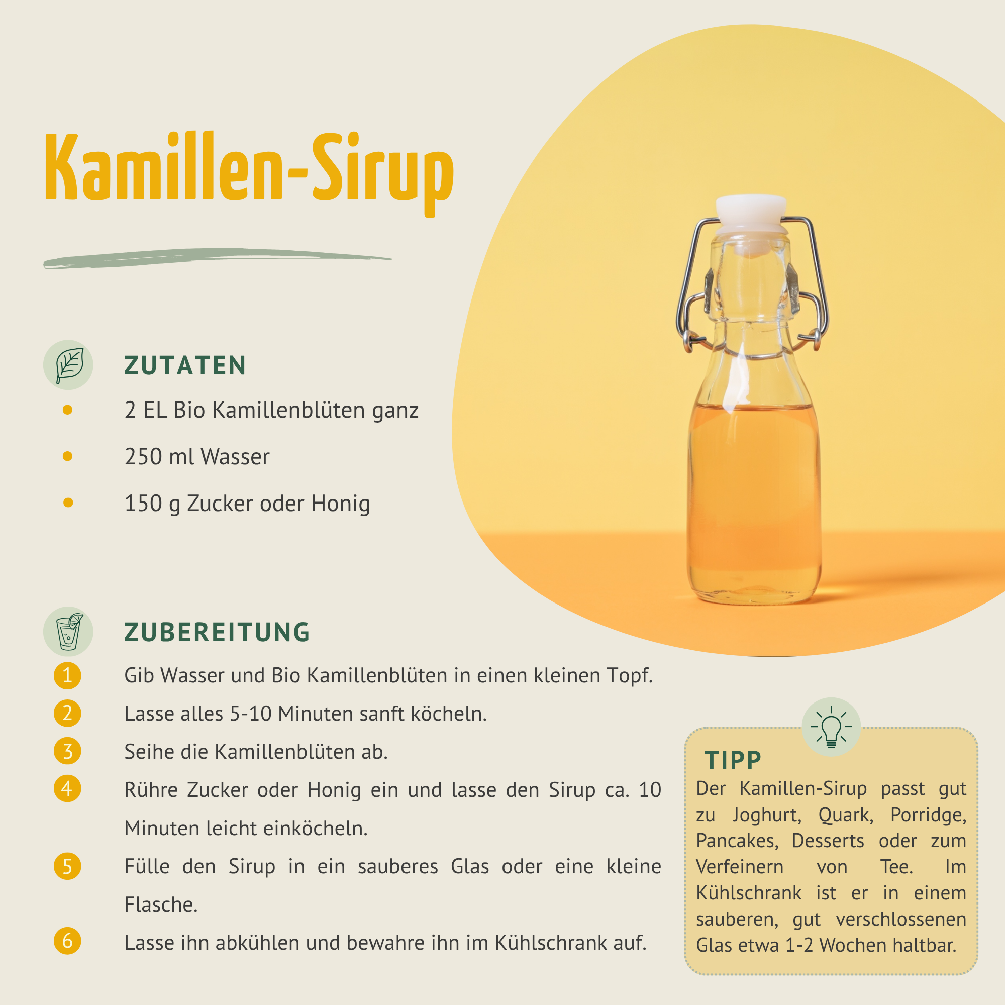 Kamillenblüten ganz Bio (250g)