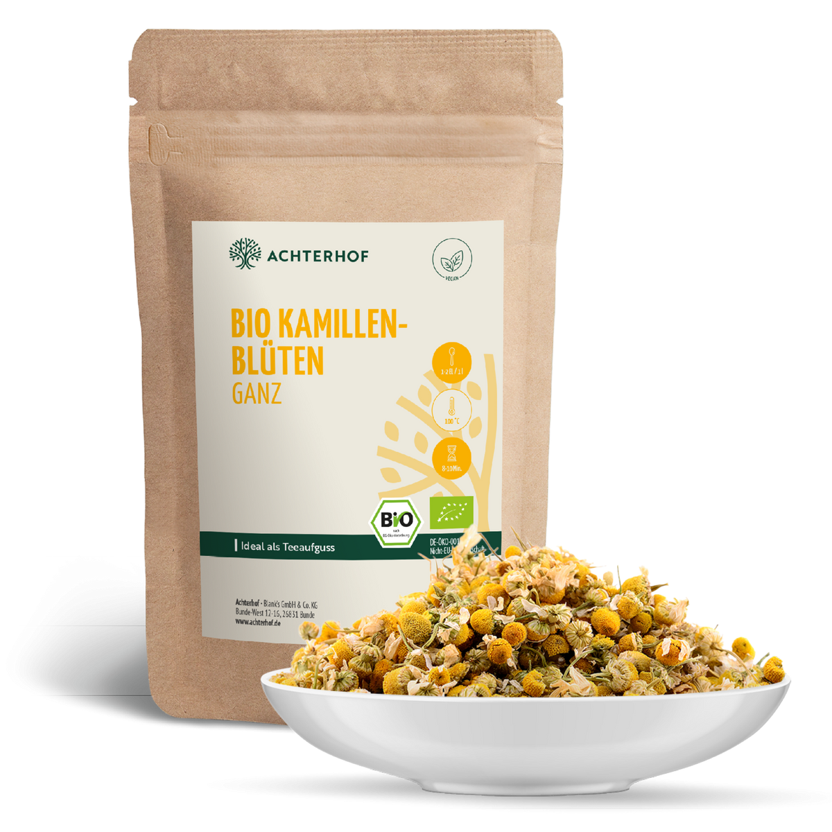 Kamillenblüten ganz Bio (500g)