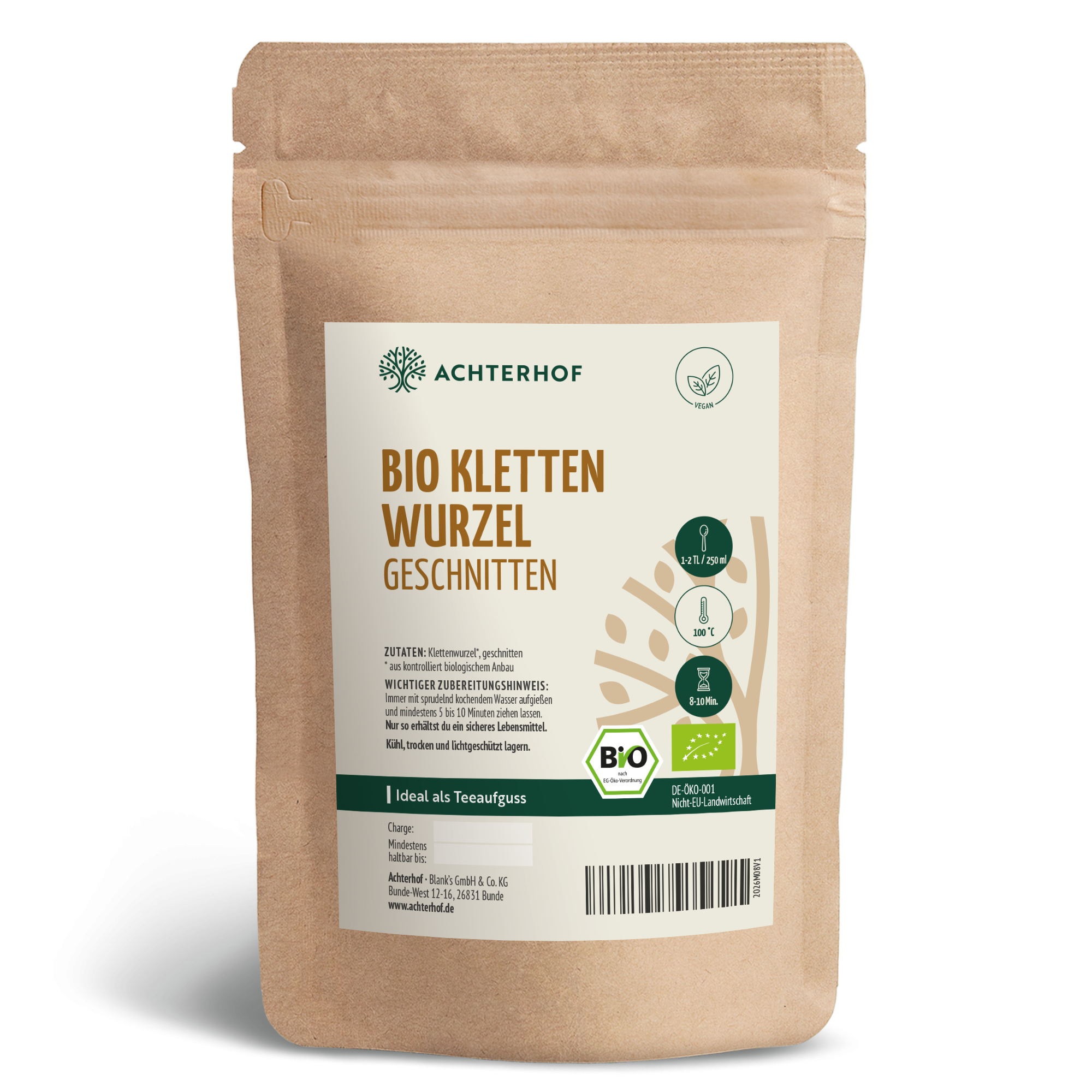 Klettenwurzel geschnitten Bio (100g)