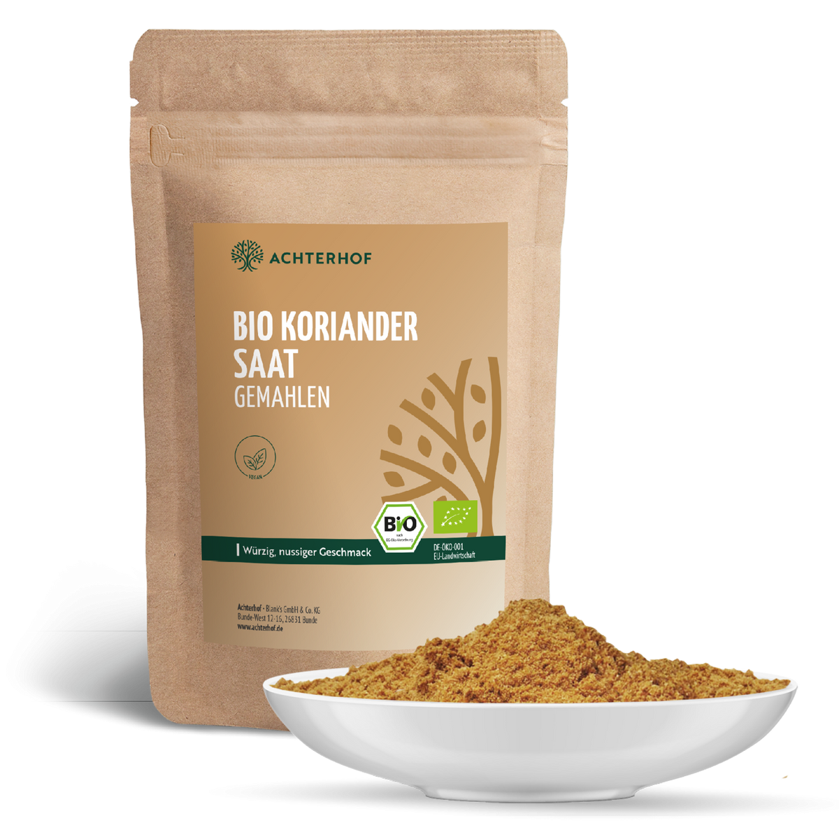 Koriandersaat gemahlen Bio (100g)