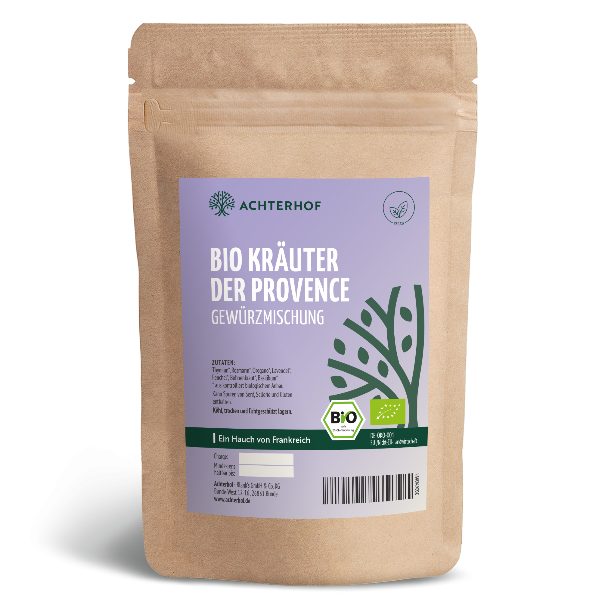 Kräuter der Provence Gewürzmischung Bio (100g)