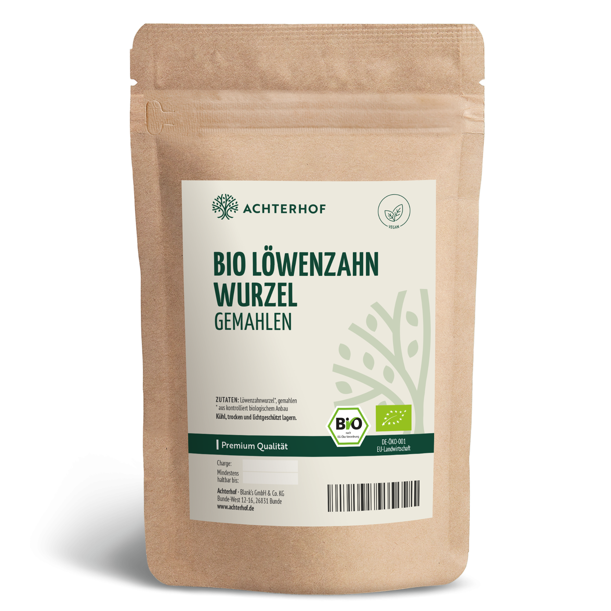 Löwenzahnwurzel Pulver Bio (250g)