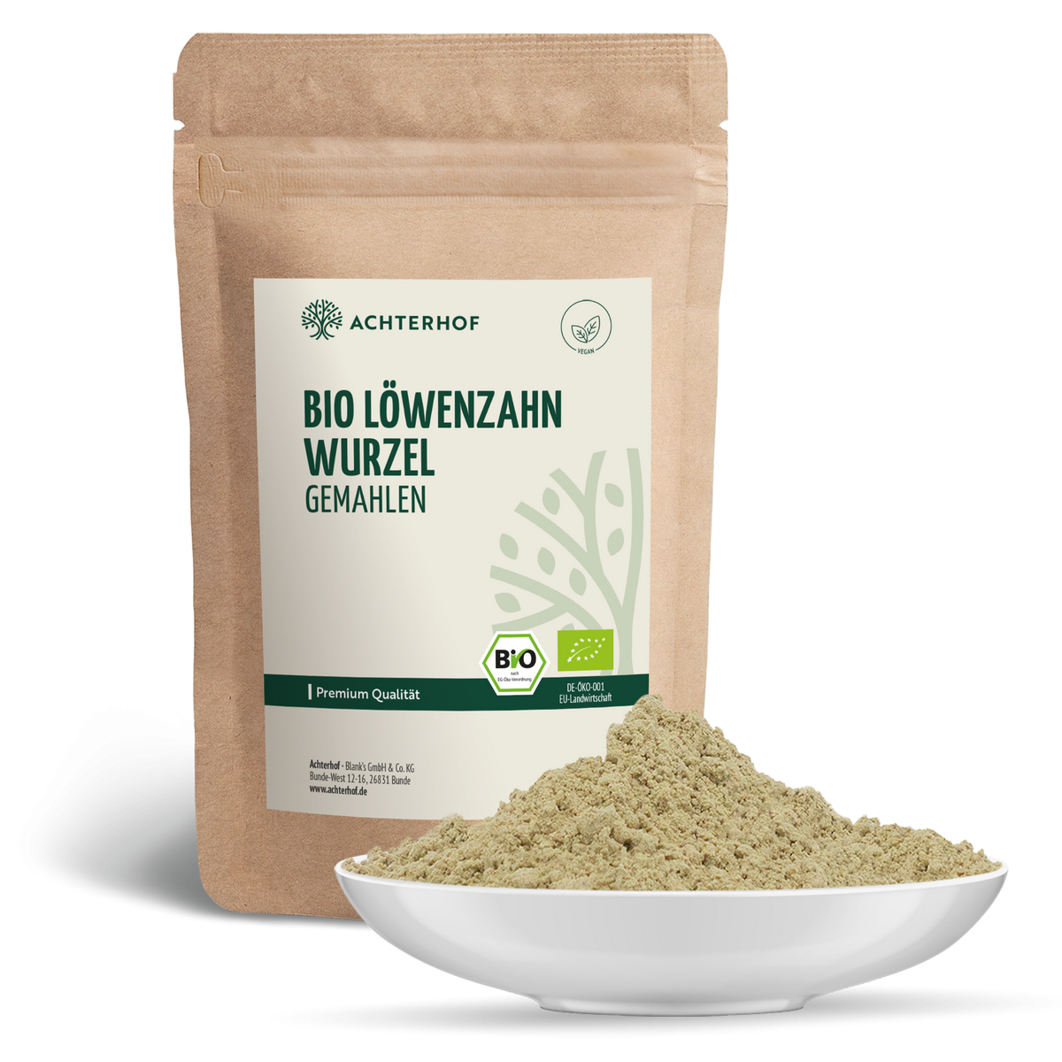 Löwenzahnwurzel Pulver Bio (500g)