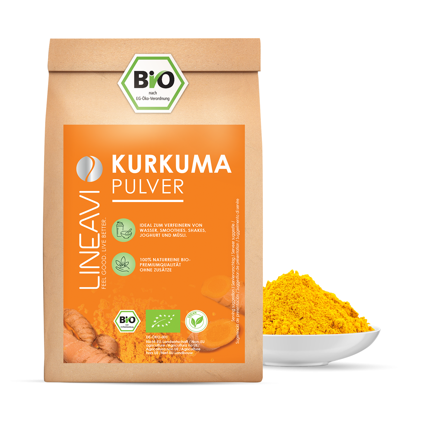Kurkumapulver bio (1000g)