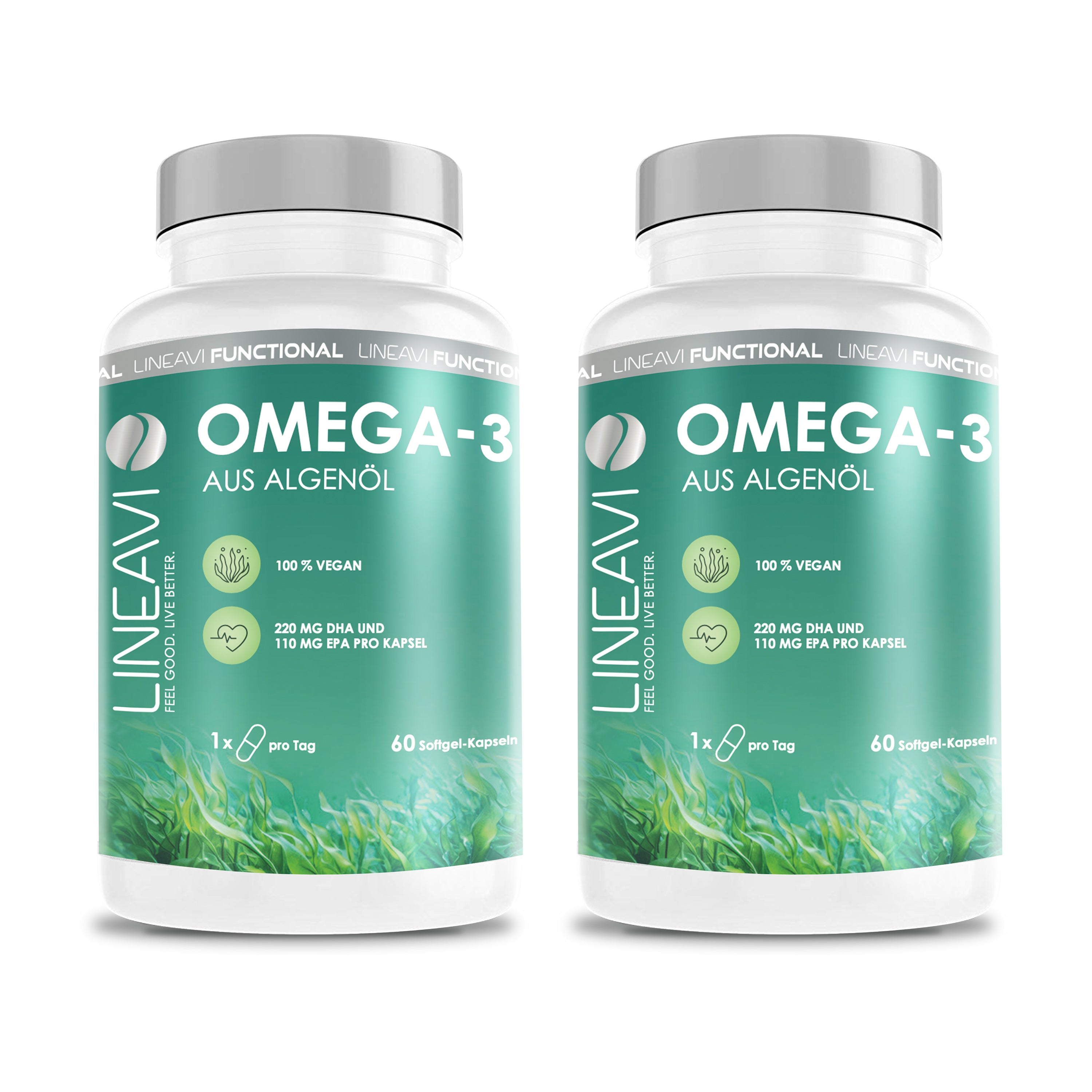 Omega 3 Vegan 4-Monatspackung (2x60 Kapseln)