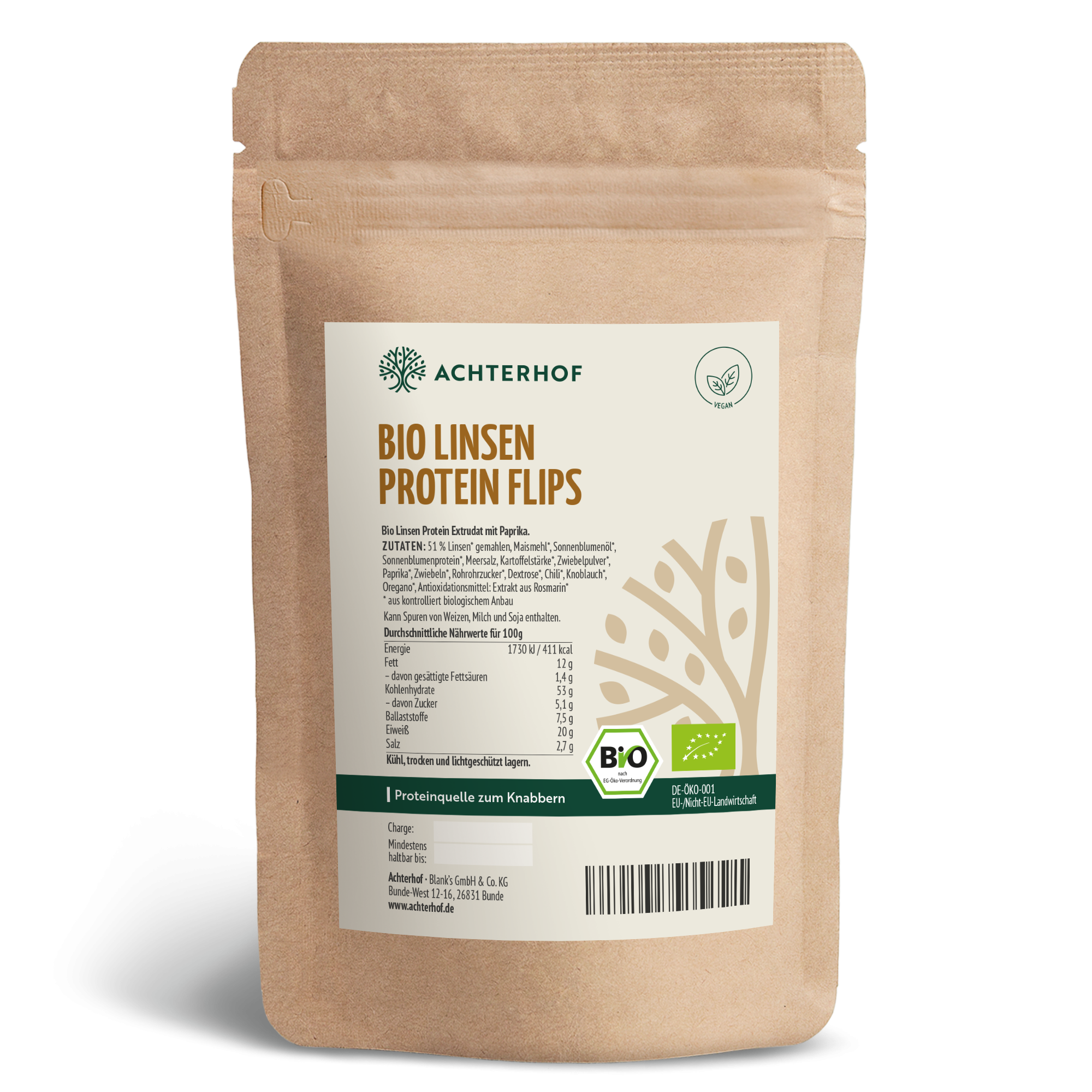 Bio Linsen Protein Flips (100g)