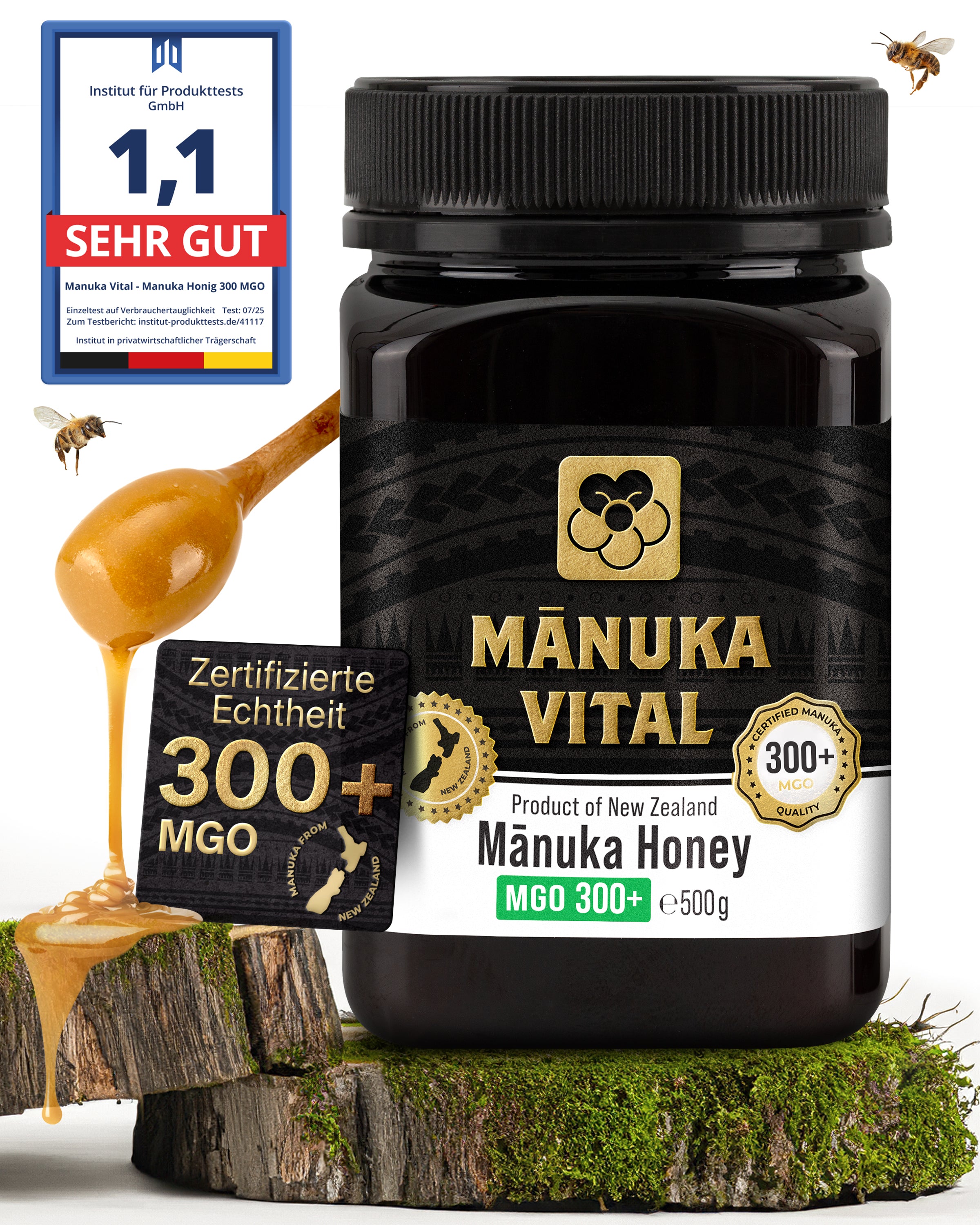 Manuka Vital Honig MGO 300+ (500g)