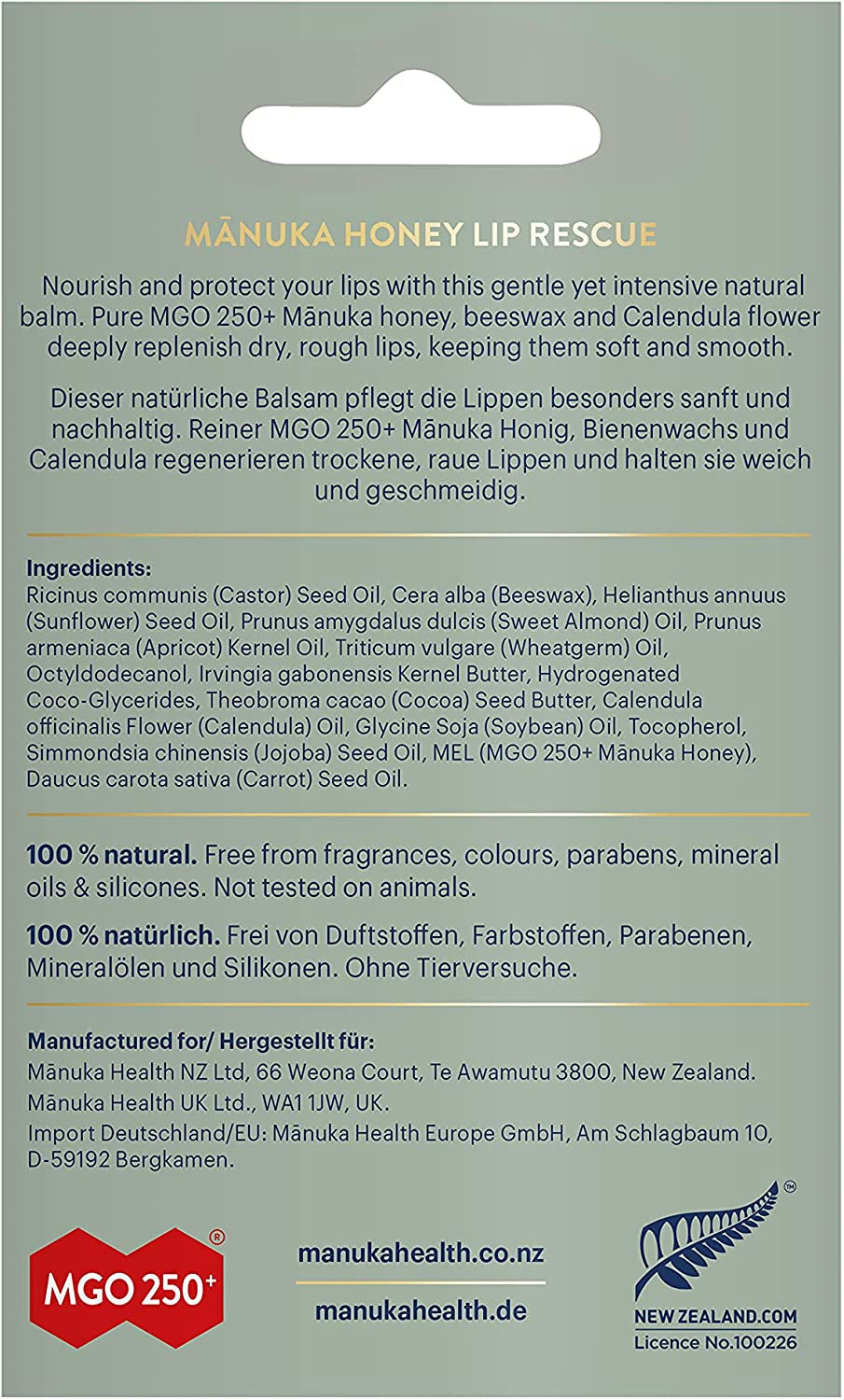 Manuka Lippenbalsam