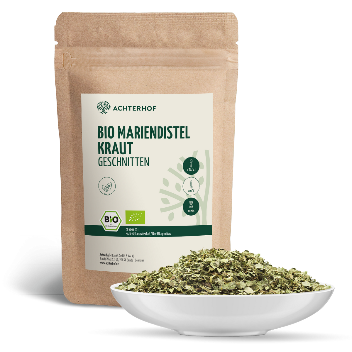 Mariendistelkraut geschnitten Bio (250g)