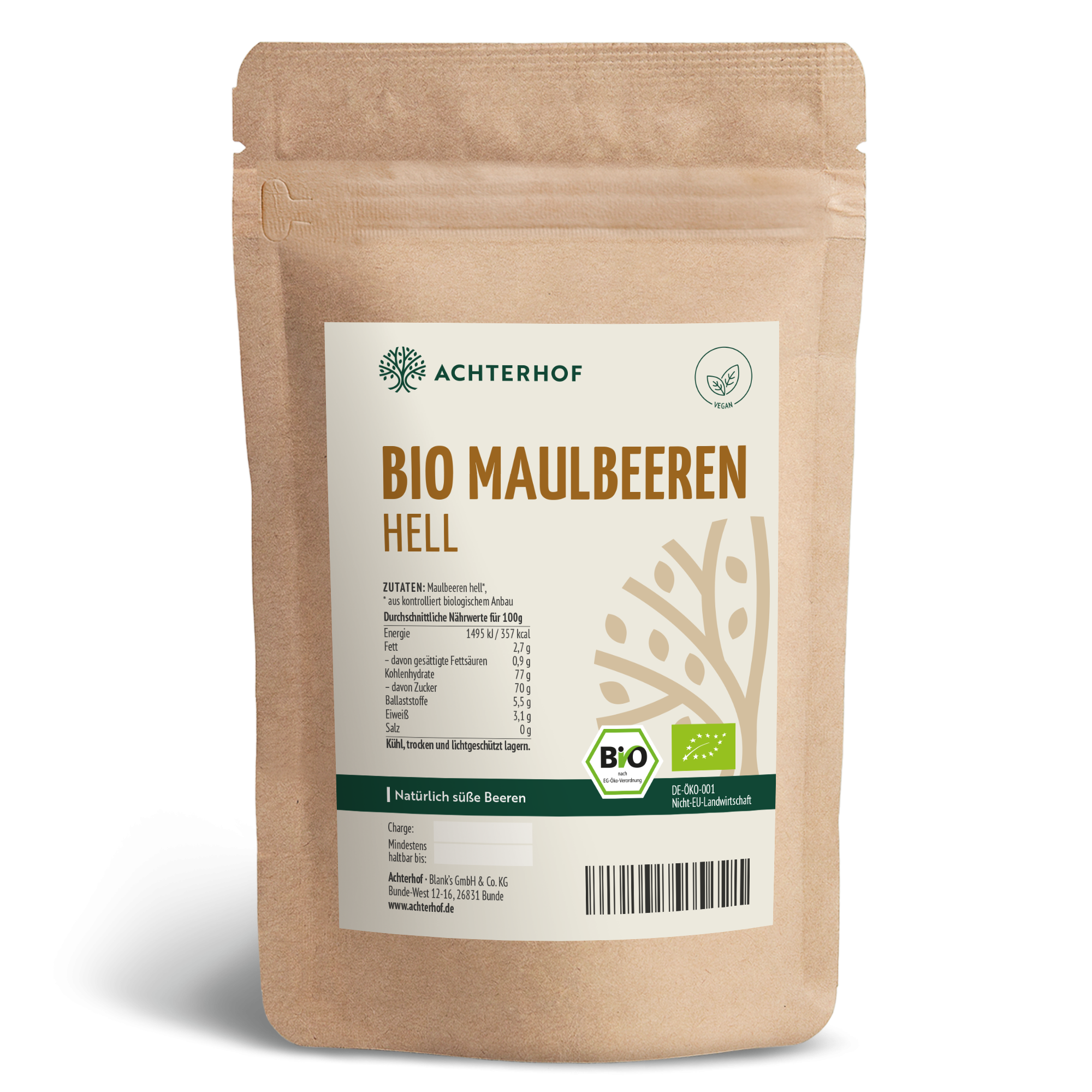 Bio Maulbeeren hell (500g)