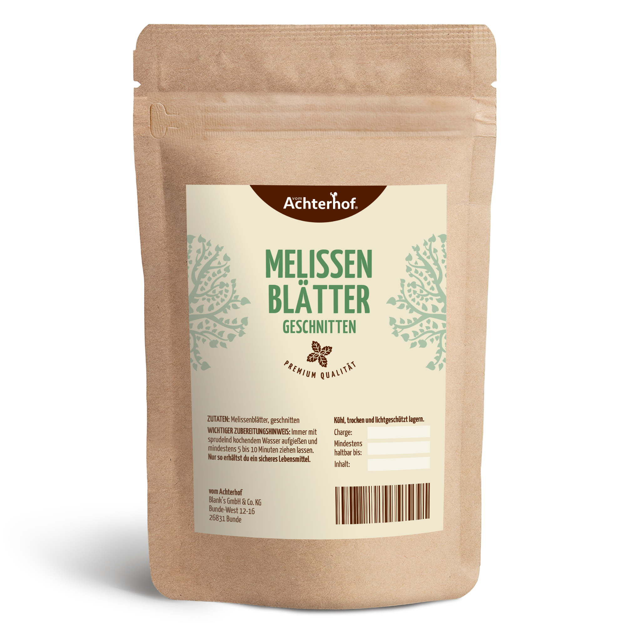 Melissenblätter geschnitten (500g)