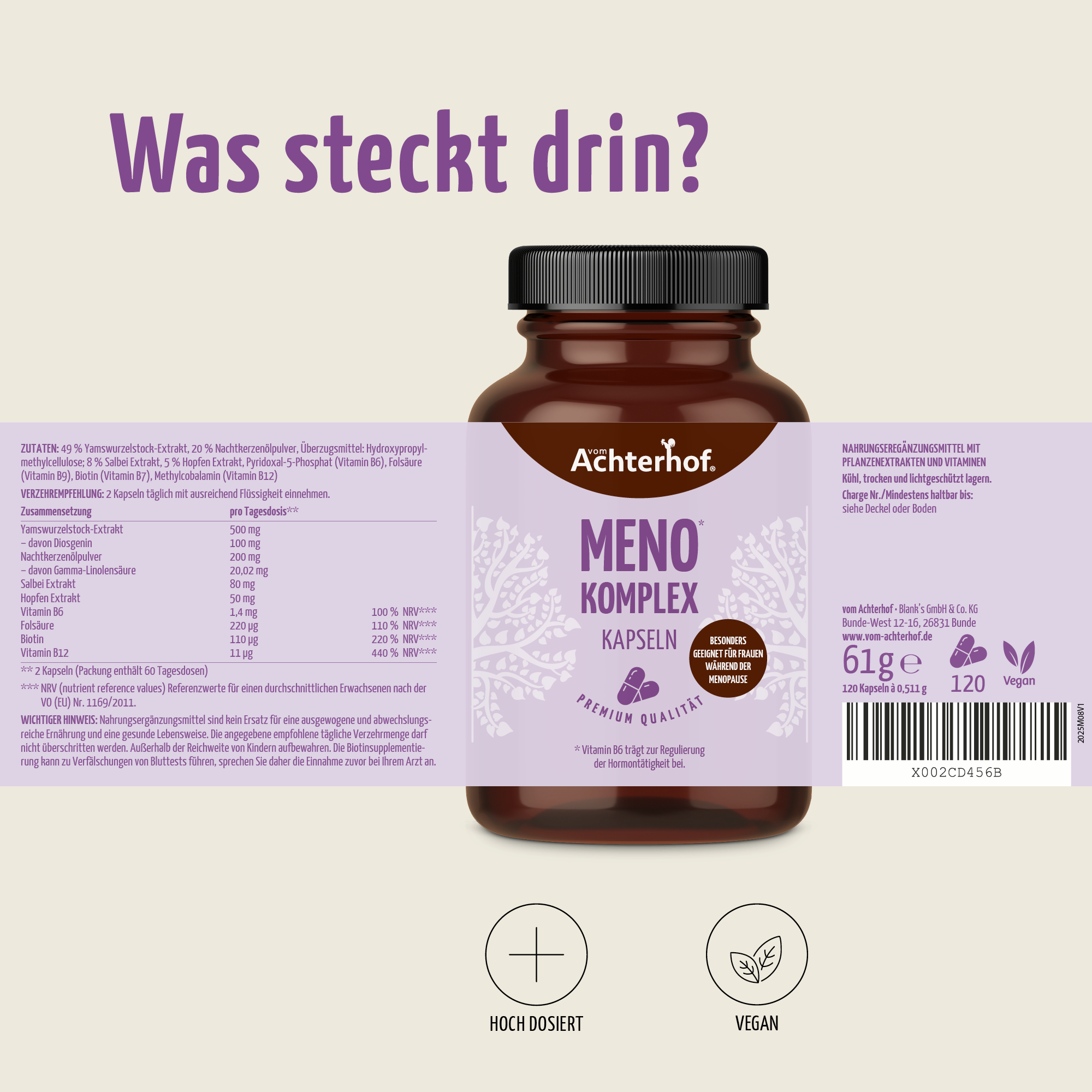 Meno Komplex Kapseln (120 Kapseln)