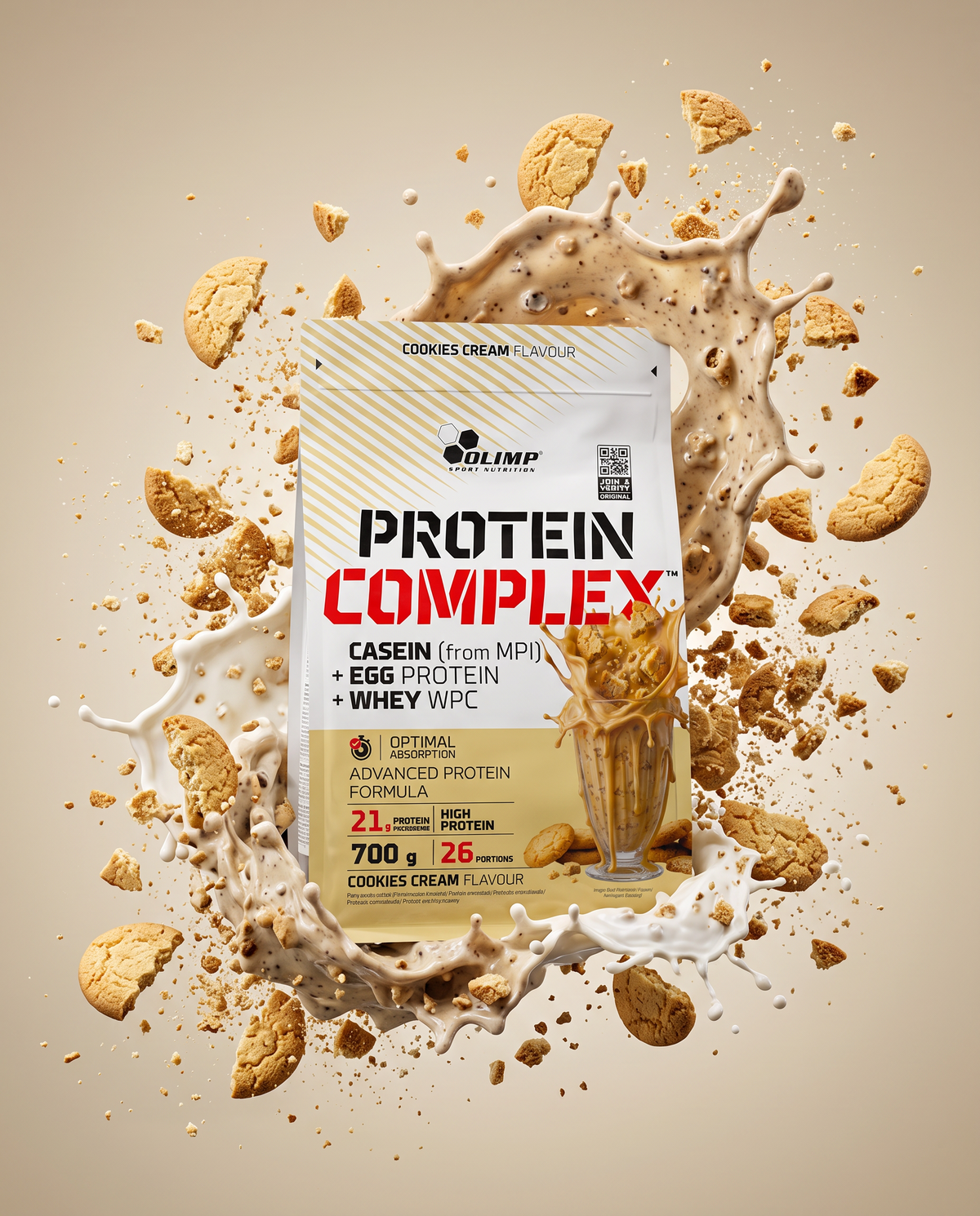 Protein Complex 100% (700g) Cookies & Cream
