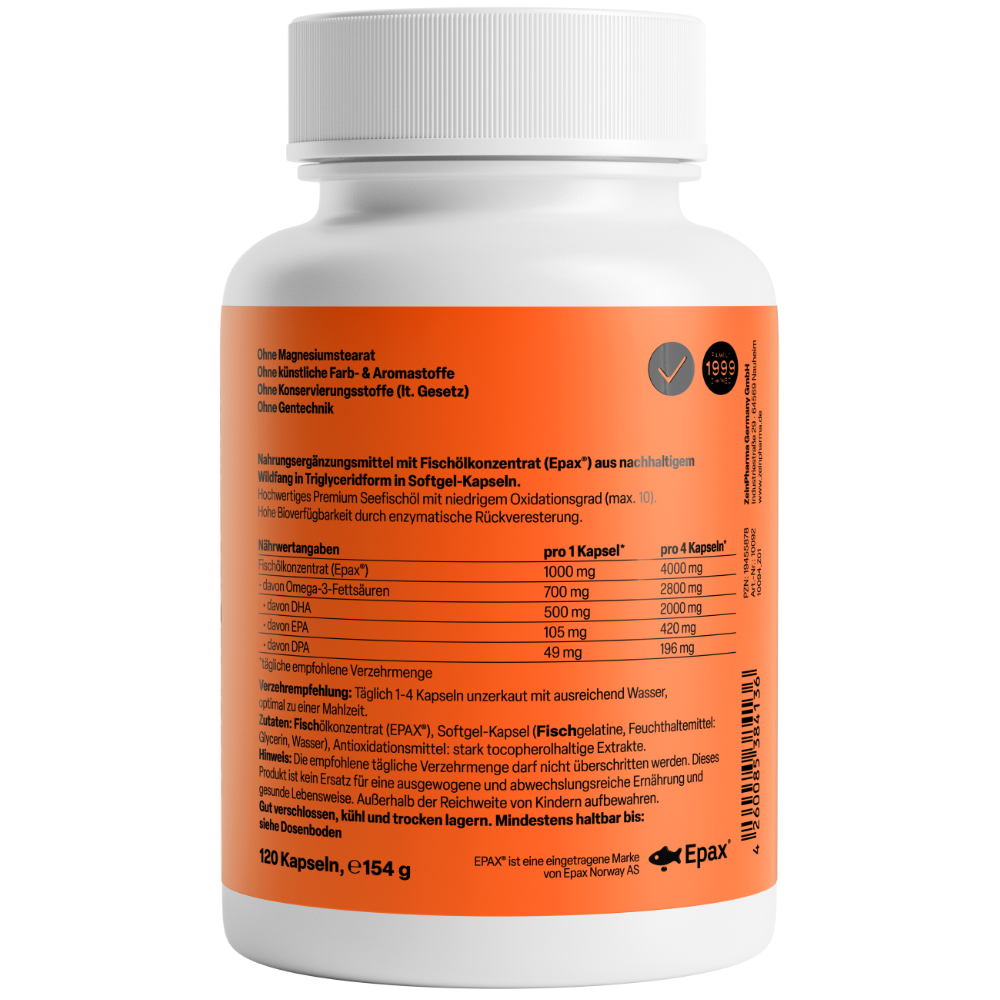 Omega 3 Gold - Brain Edition (120 Kapseln)