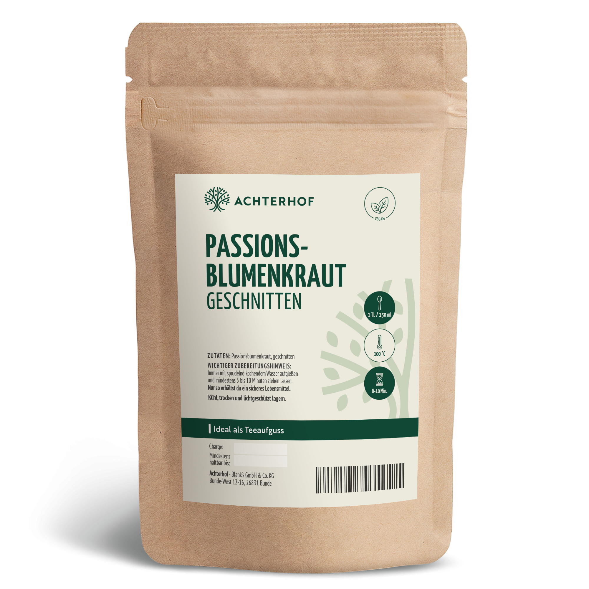 Passionsblumenkraut geschnitten (500g)