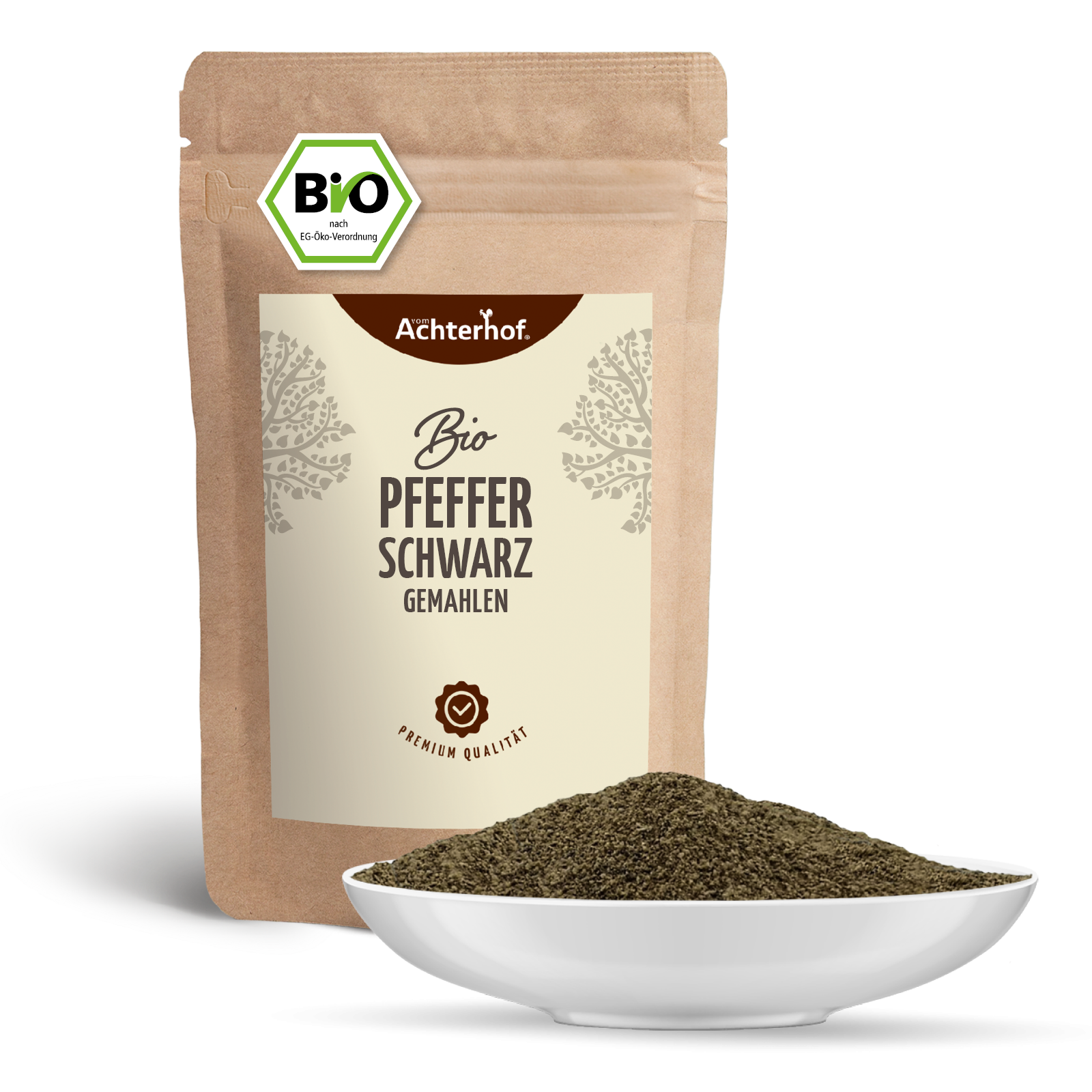 Pfeffer schwarz gemahlen Bio (100g)