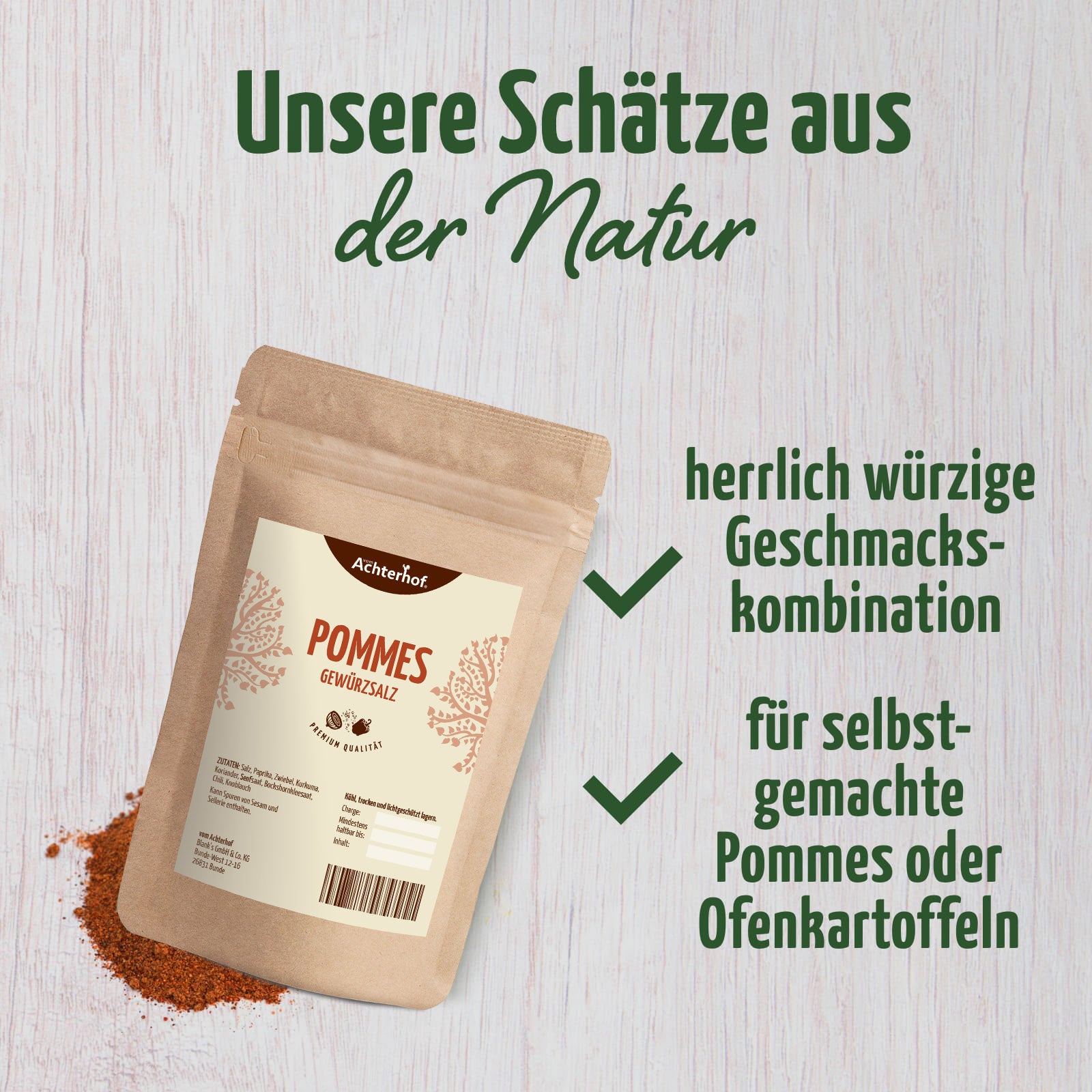 Pommes Gewürzsalz (500g)