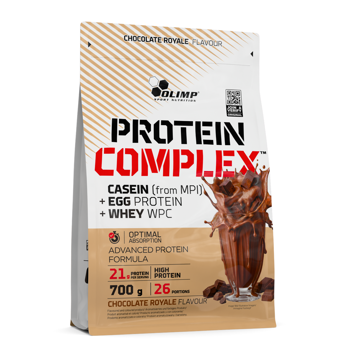 Protein Complex 100% (700g) Chocolate Royale
