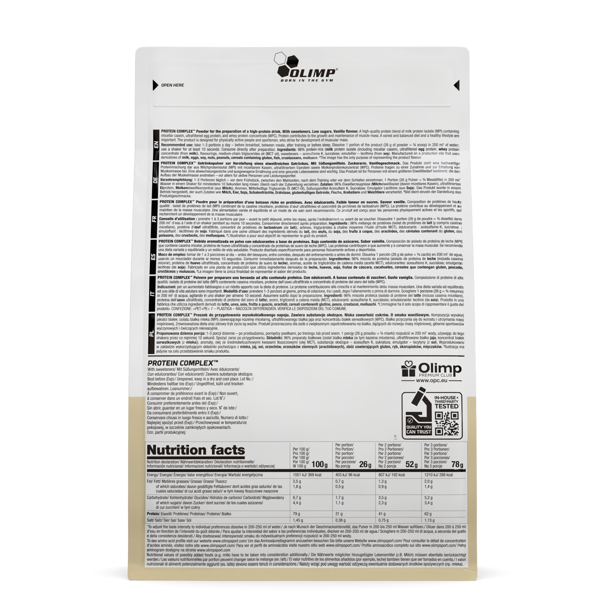 Protein Complex 100% (700g) Vanilla Dream