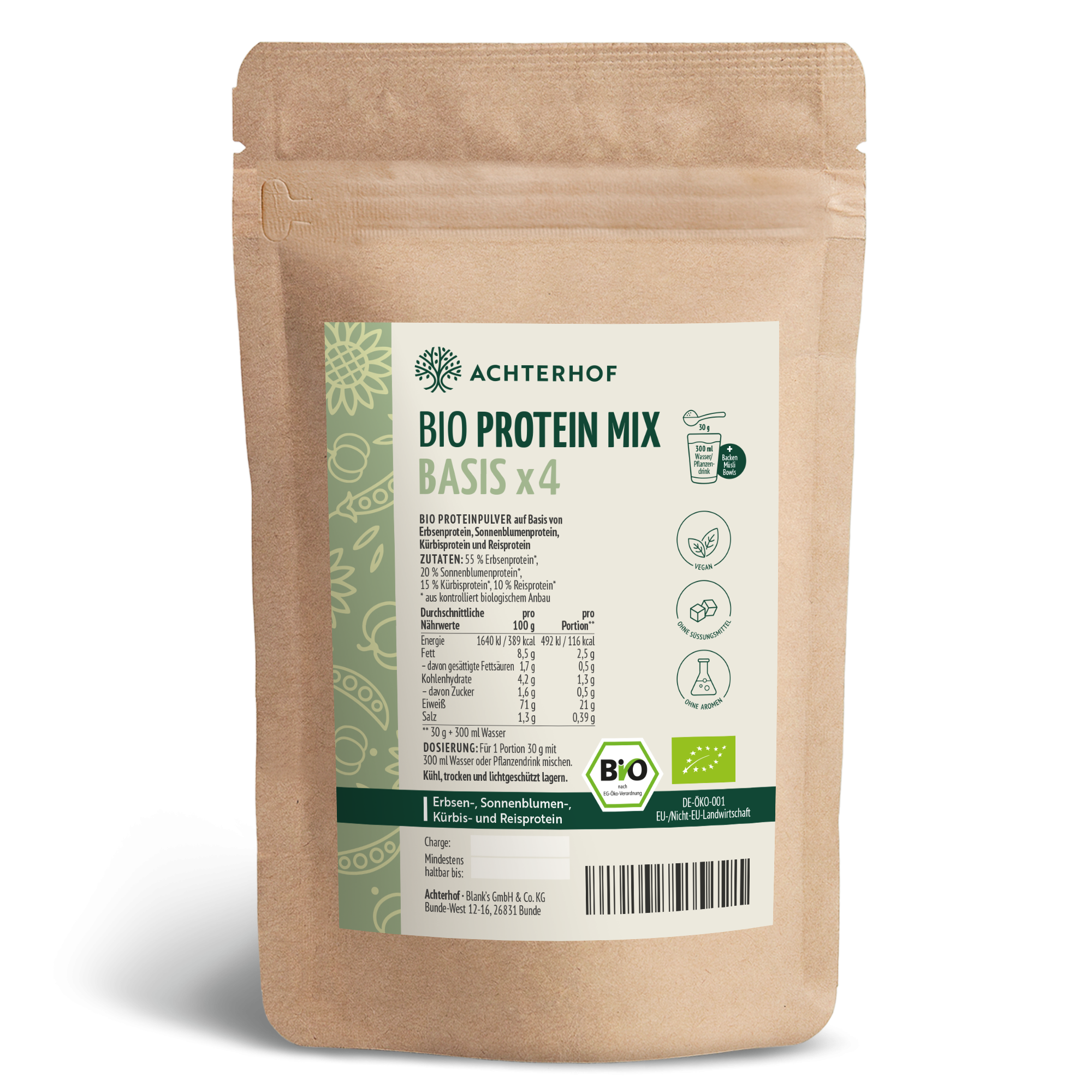 Bio Protein Basis Mix x4 (500g)