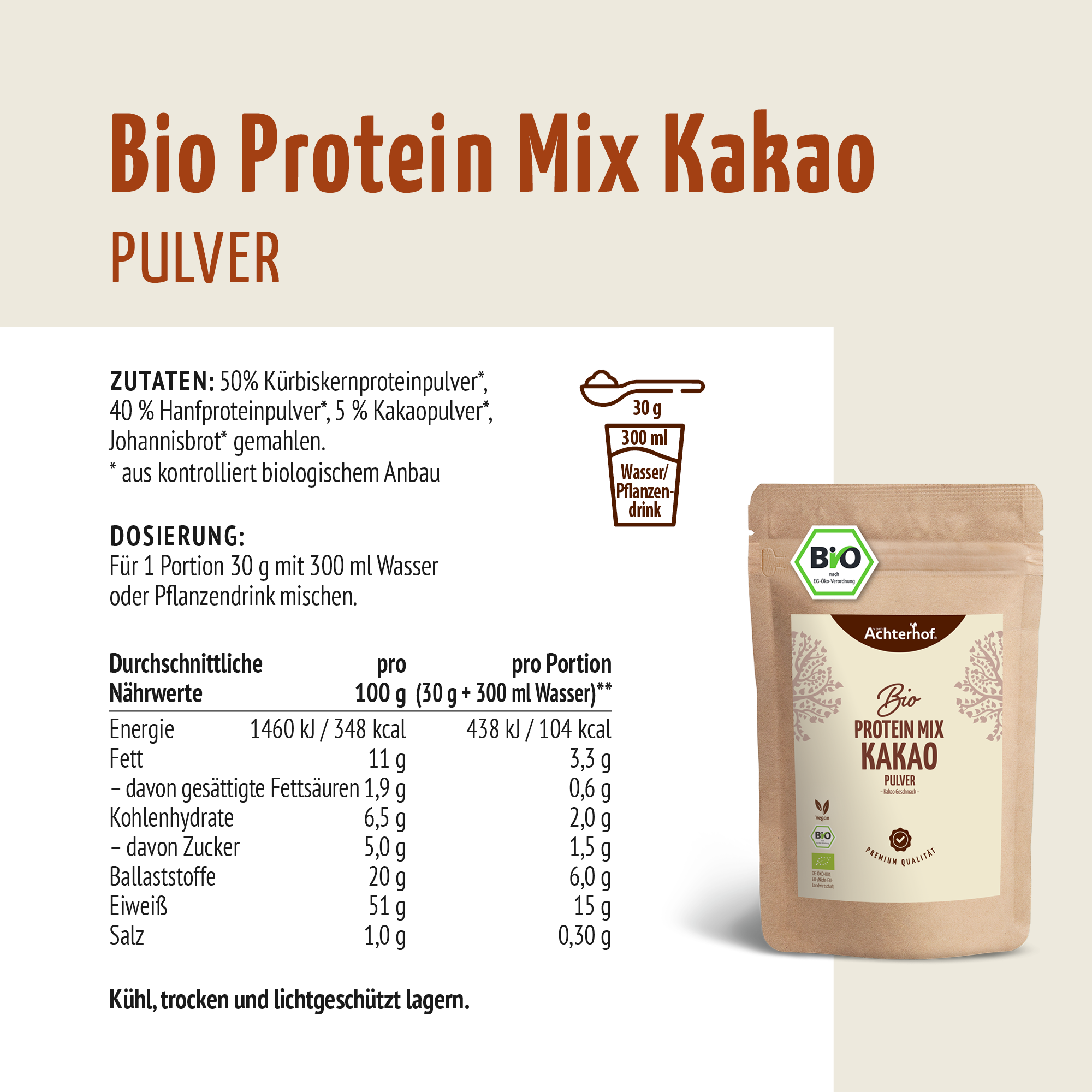 Bio Protein Mix Kakao (500g)