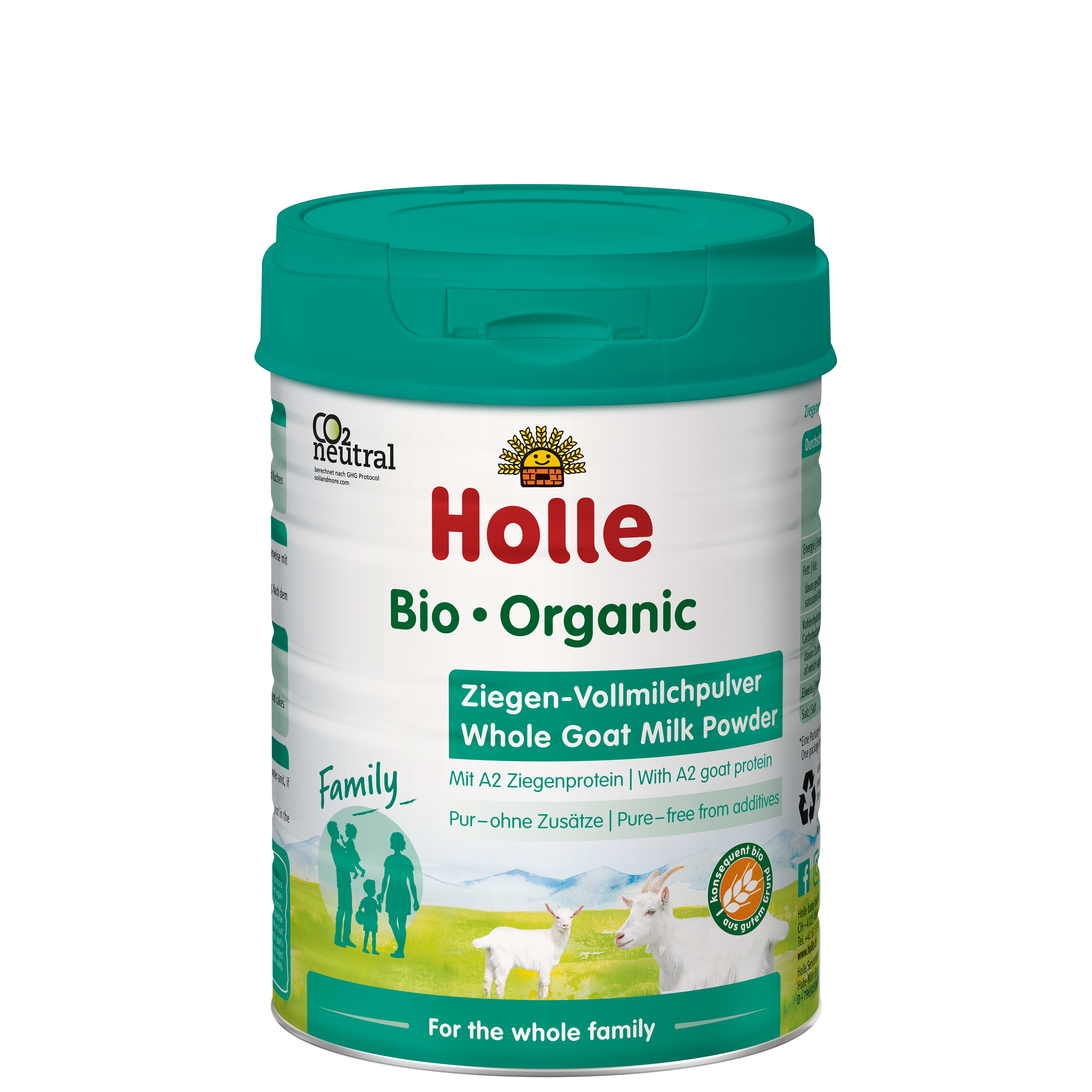 Bio-Ziegen-Vollmilchpulver für die ganze Familie* (400g)