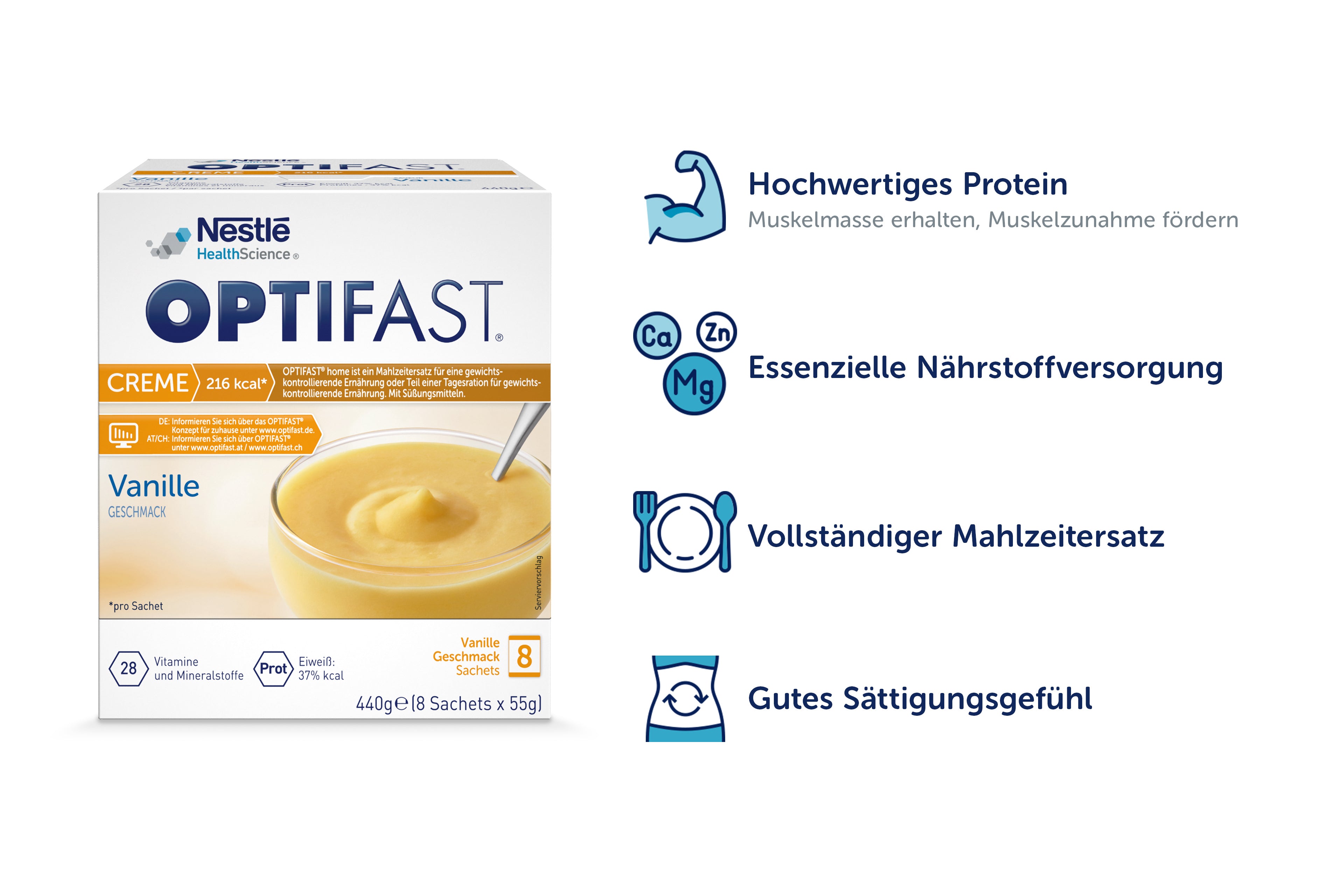 Creme Vanille (8x55g)