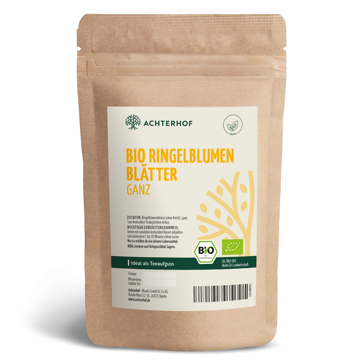 Ringelblumenblüten ohne Kelch ganz Bio (100g)