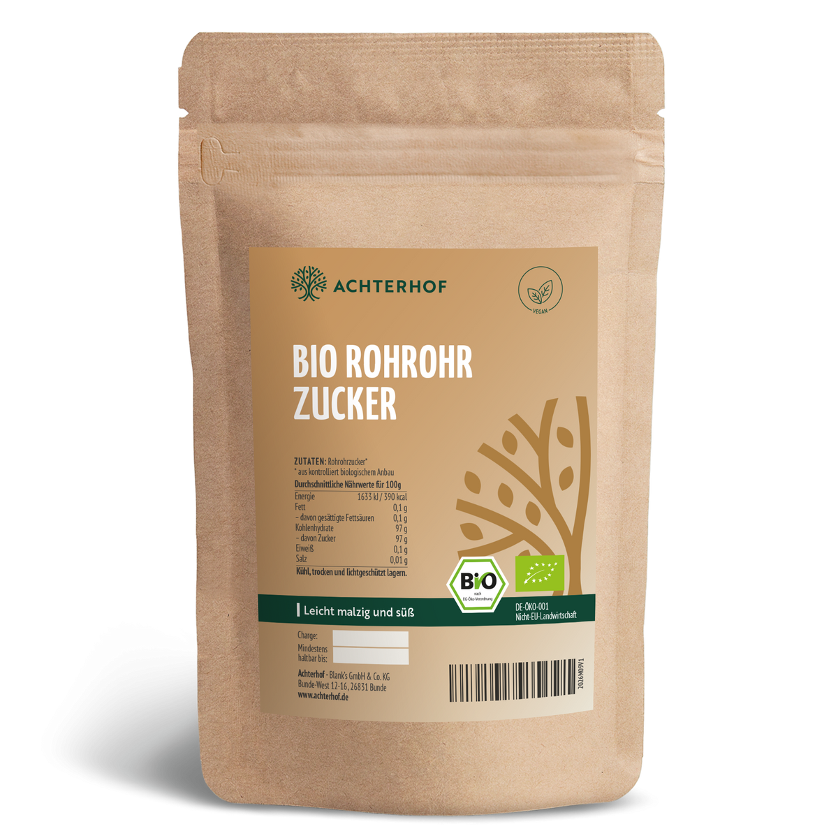 Rohrohrzucker Bio (500g)